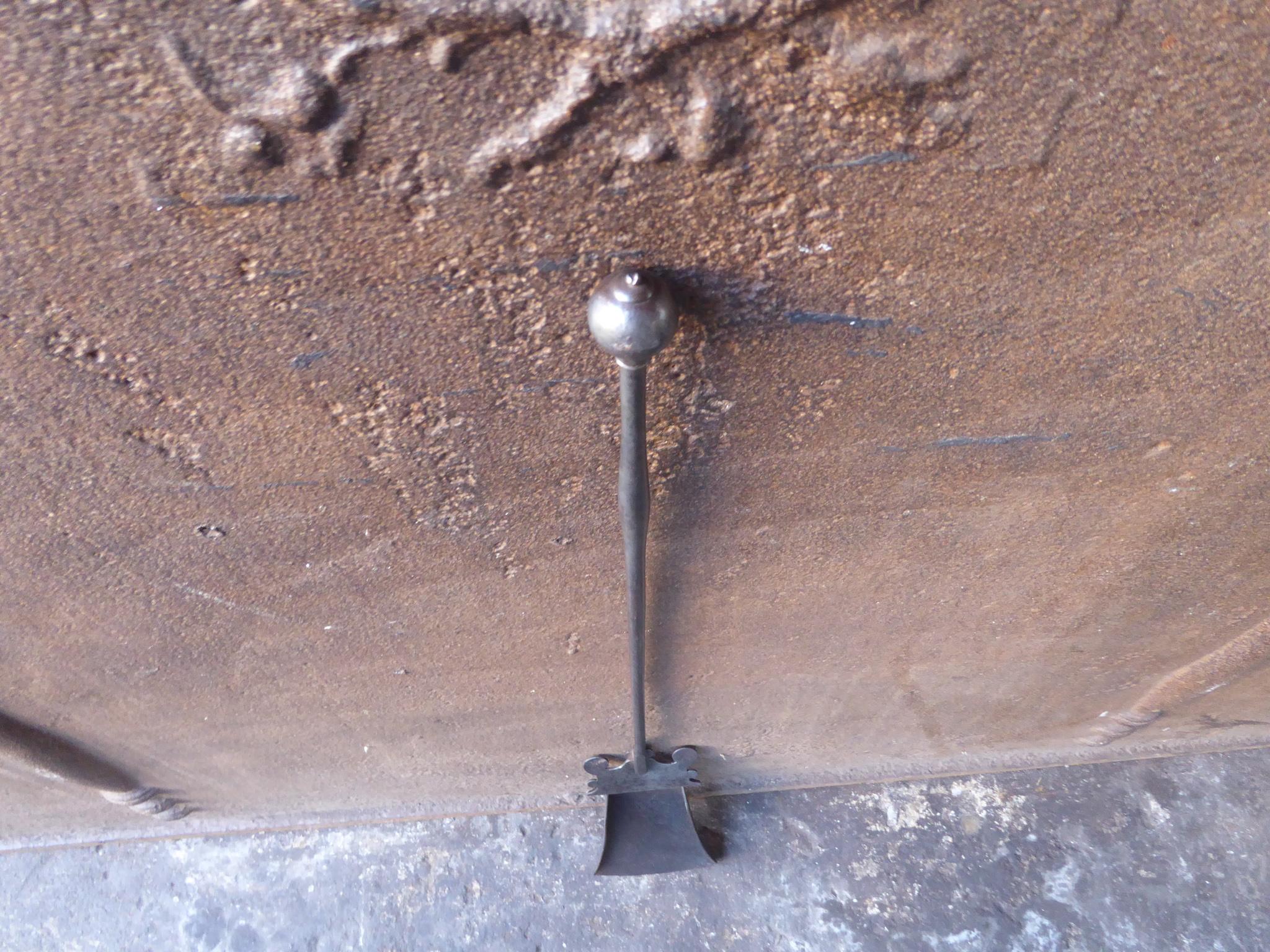 18th Century French Fireplace Shovel or Fire Shovel In Good Condition For Sale In Amerongen, NL