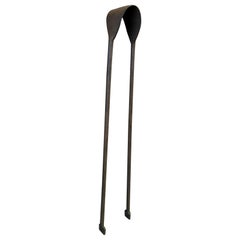18th Century French Fireplace Tongs