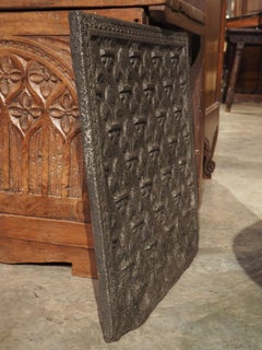 18th Century French Fleuredelisé Cast Iron Fireback