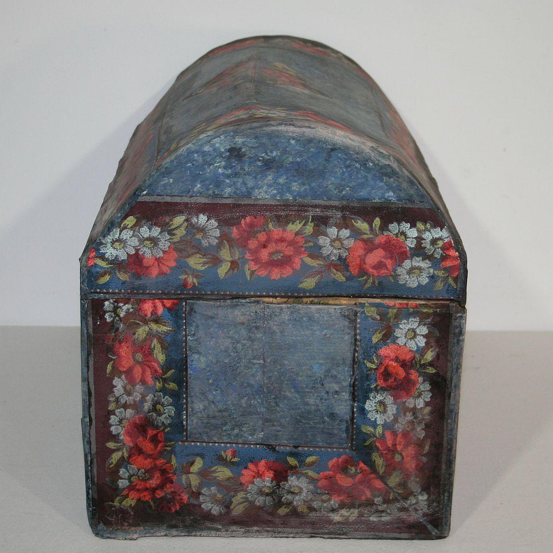 18th Century French Folk Art Wedding Box 1