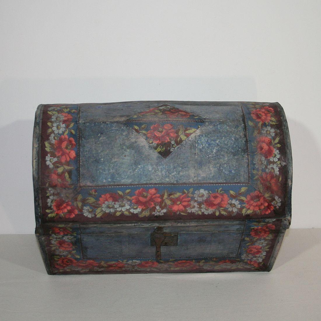 18th Century French Folk Art Wedding Box 4