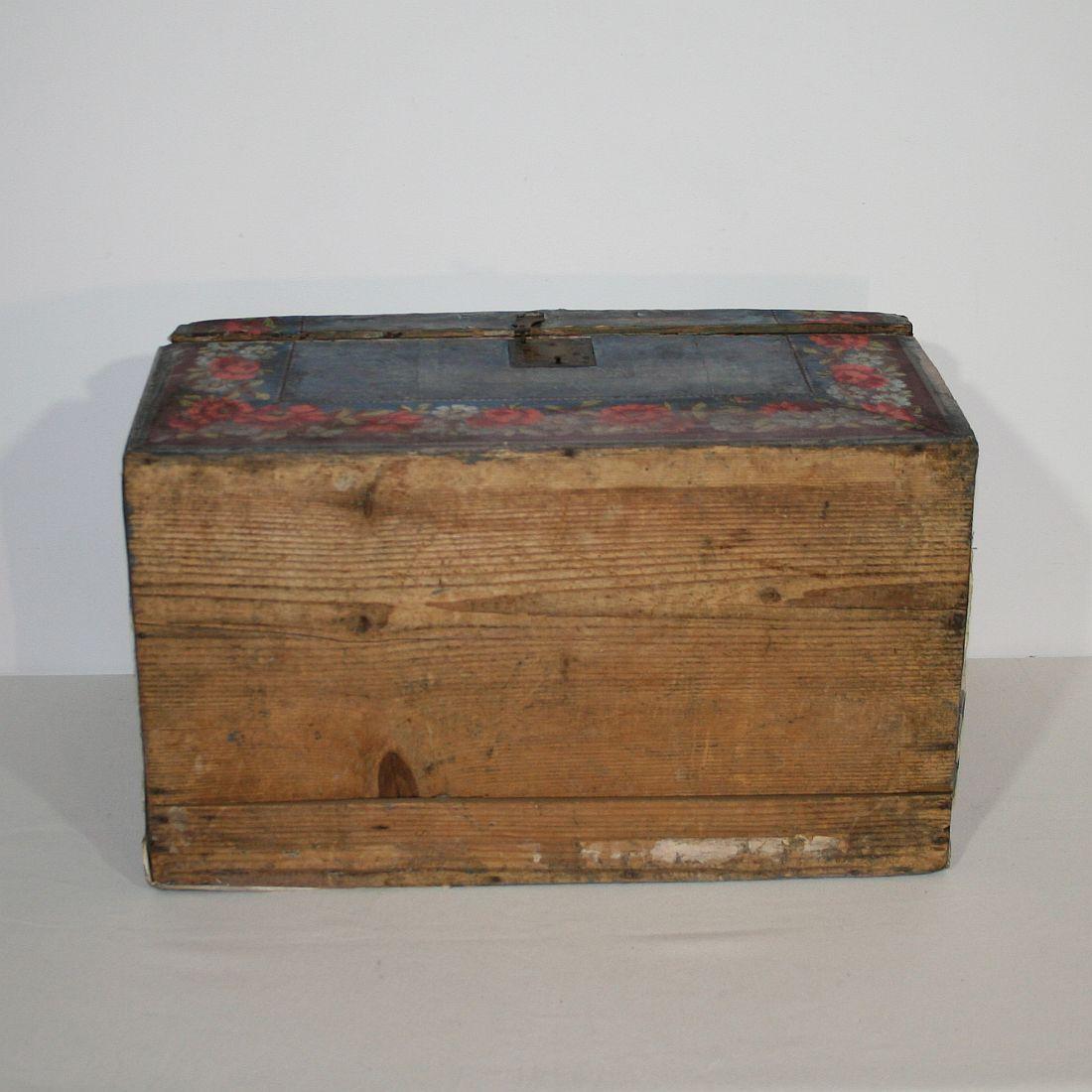 18th Century French Folk Art Wedding Box 5