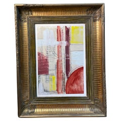 18th Century French Frame with Modern Contemporary Art