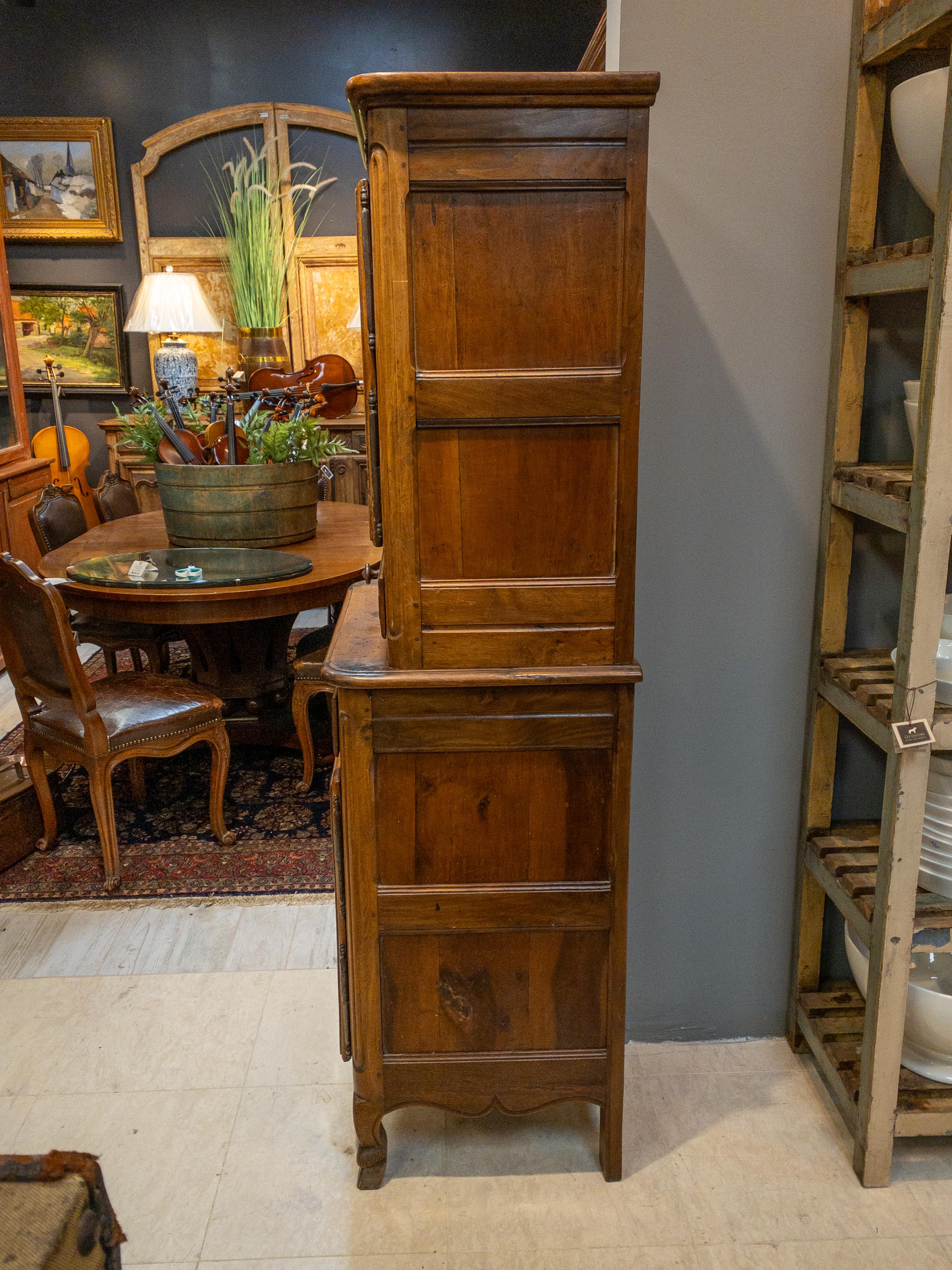 18th Century French Fruitwood Cabinet For Sale 4