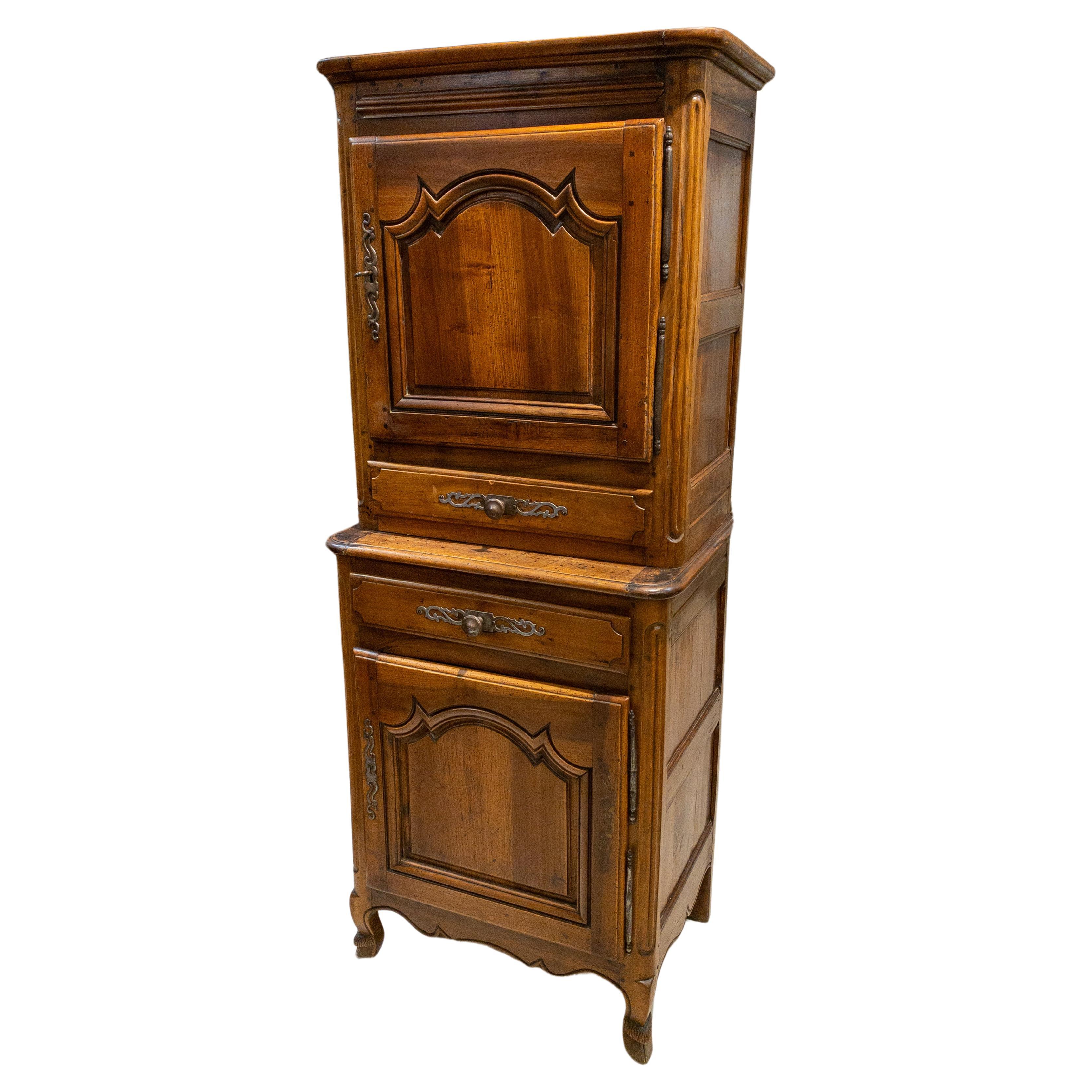 18th Century French Fruitwood Cabinet For Sale