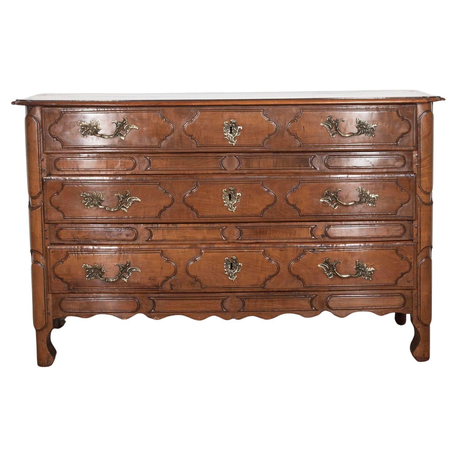 18th Century French Fruitwood Commode