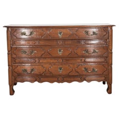 18th Century French Fruitwood Commode
