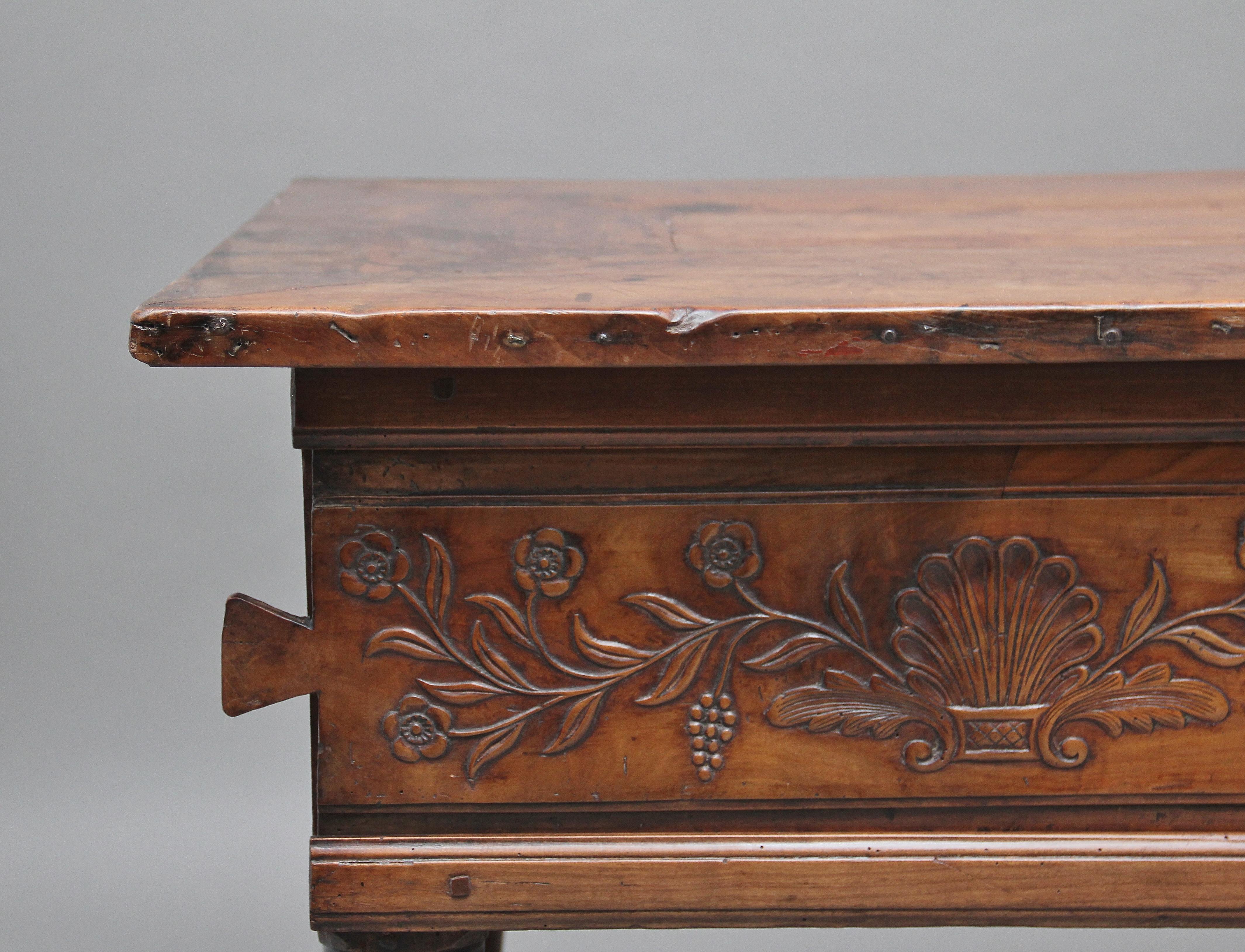 18th Century French Fruitwood Serving Table 6