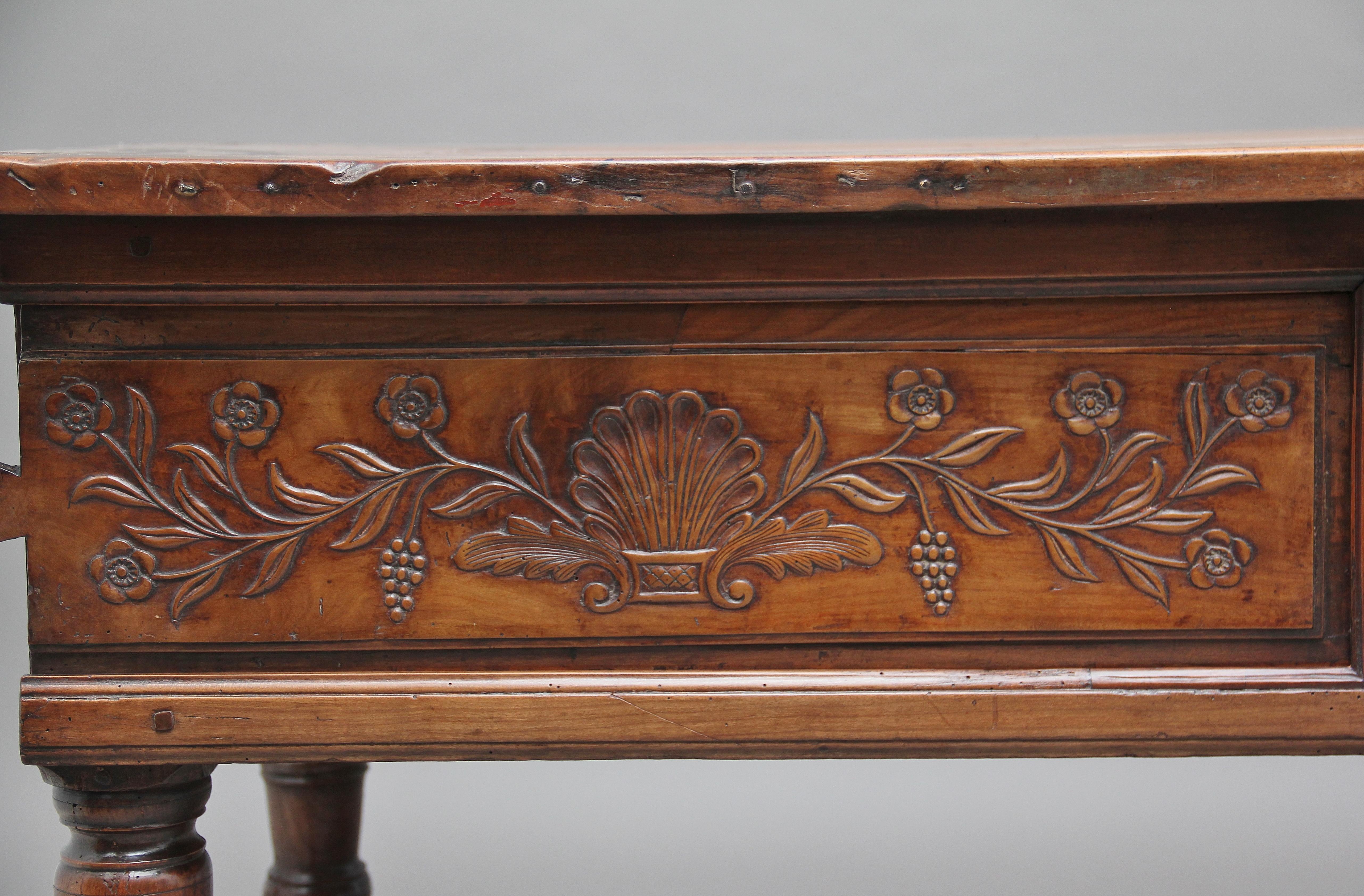 18th Century French Fruitwood Serving Table 7