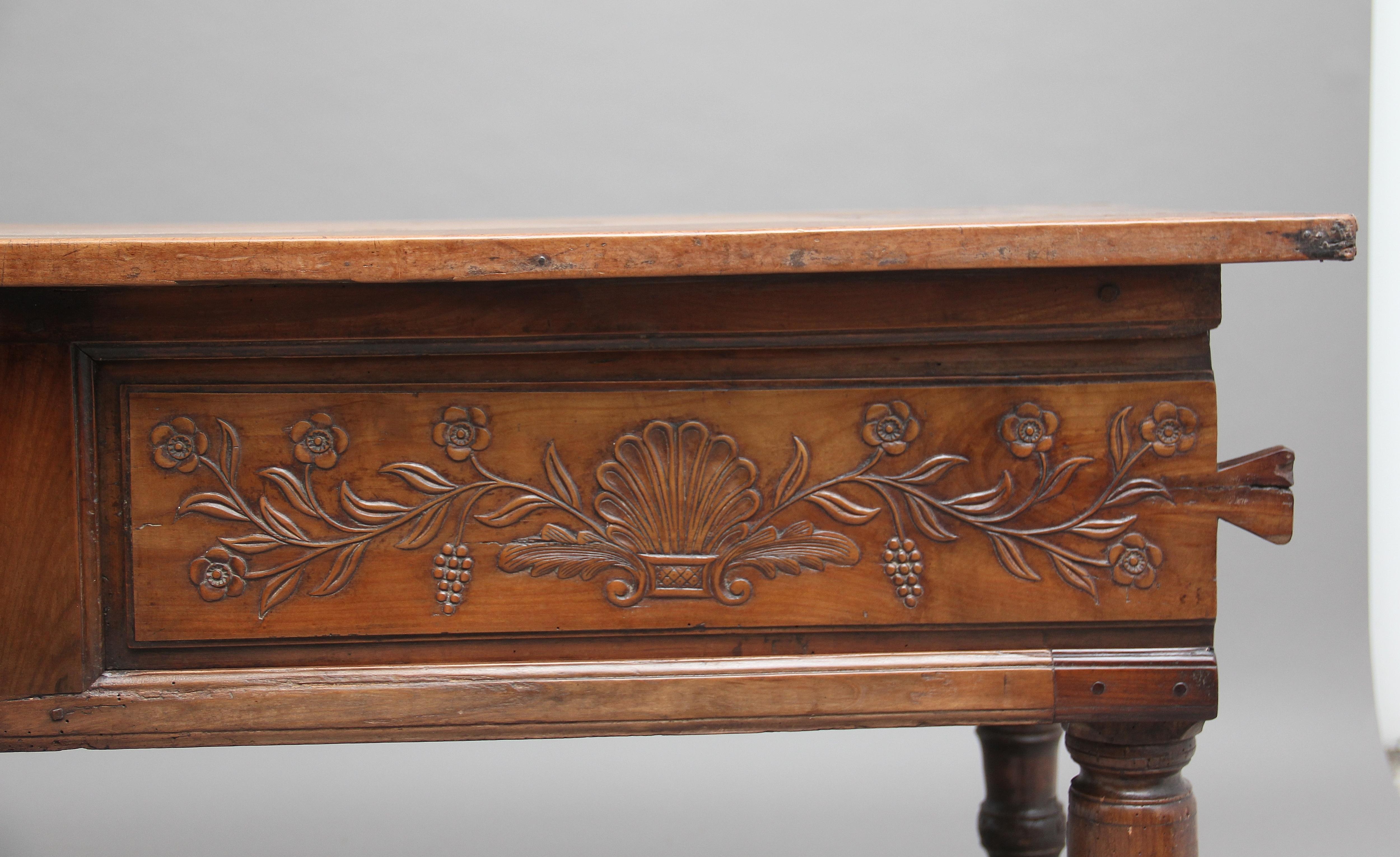 18th Century French Fruitwood Serving Table 9