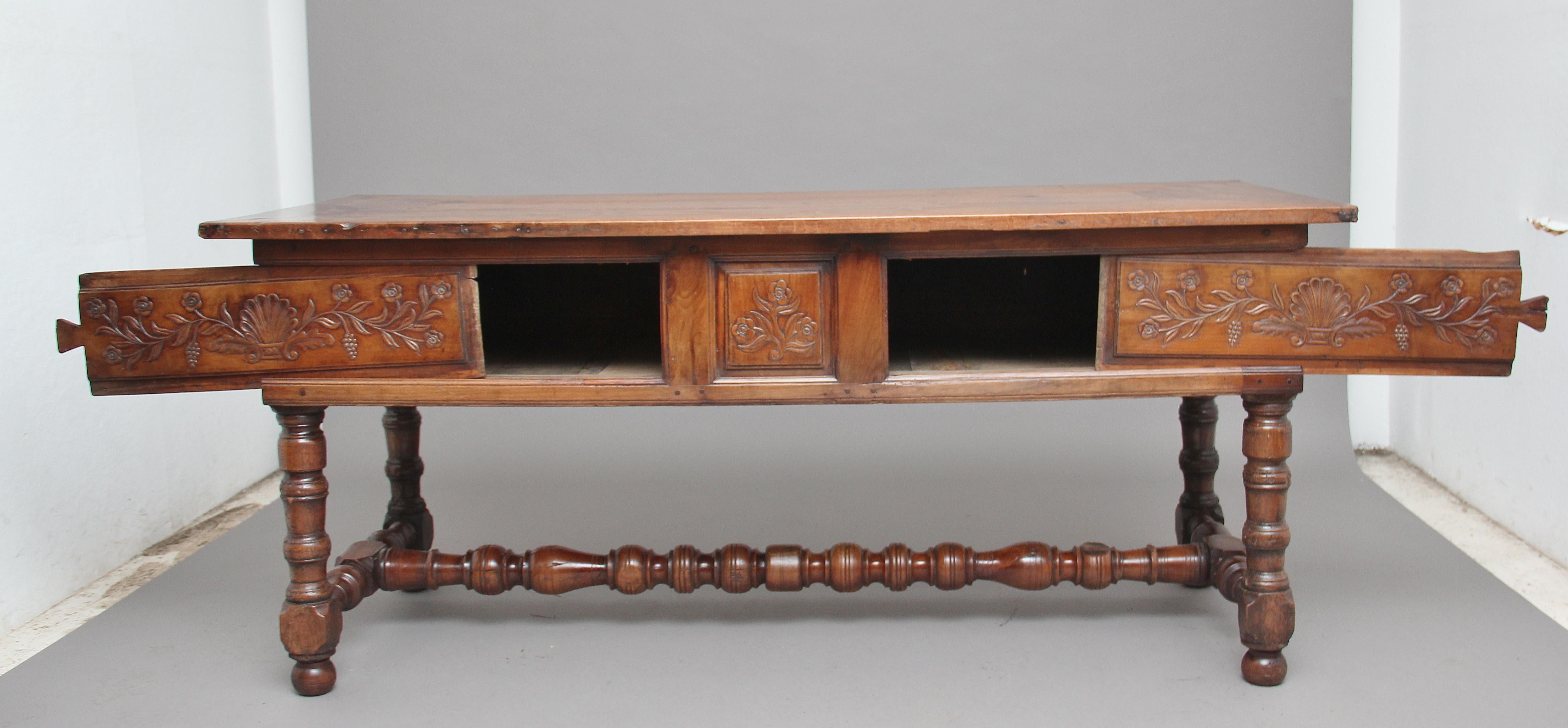 18th Century French Fruitwood Serving Table In Good Condition In Martlesham, GB
