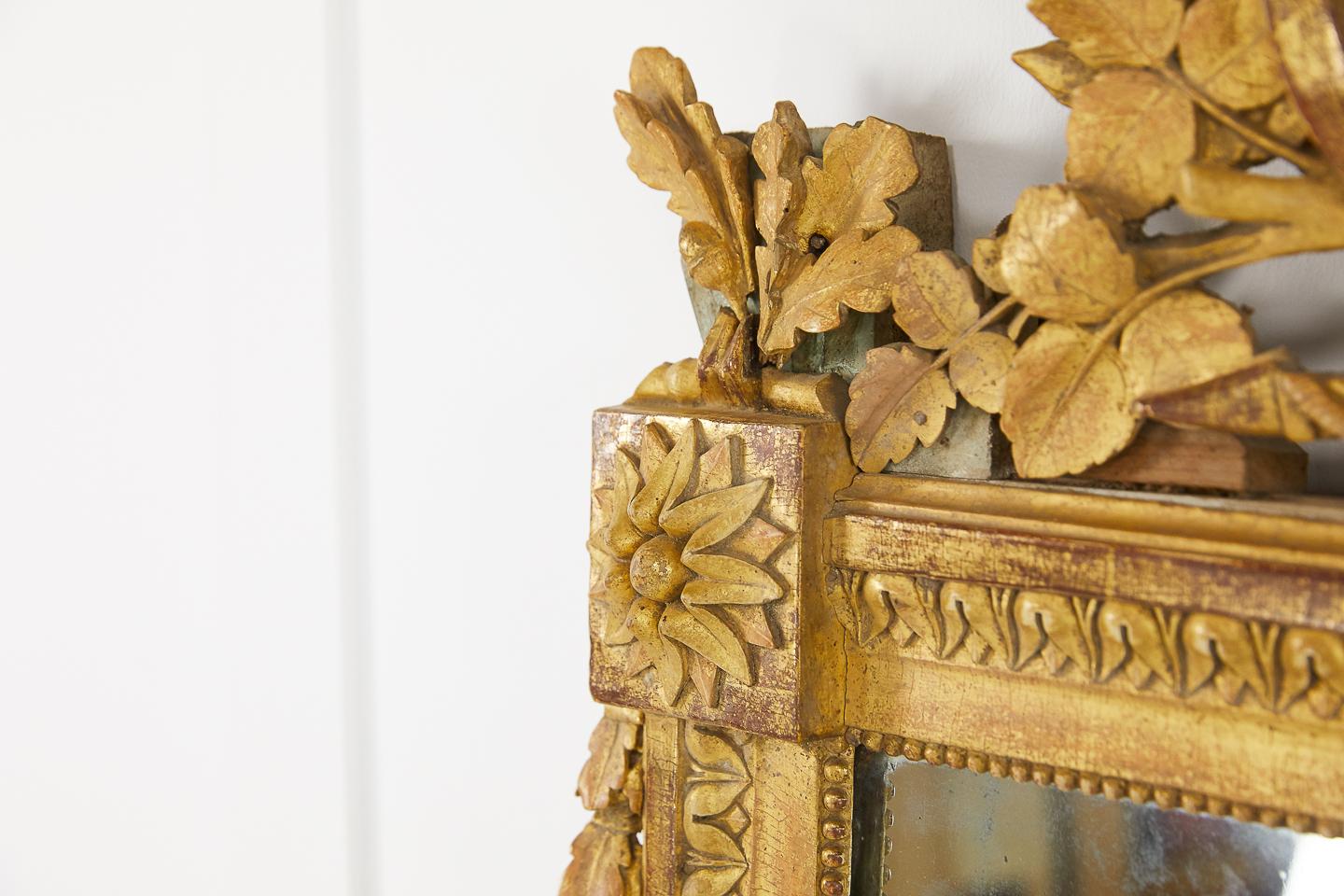 18th Century French Gilded Mirror In Good Condition For Sale In Gloucestershire, GB