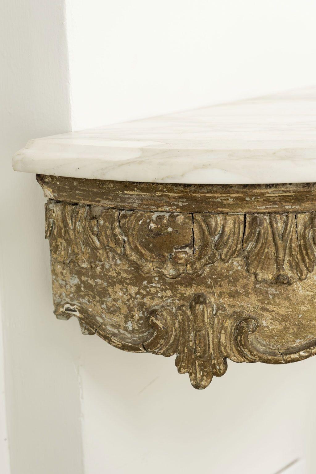 18th Century French Giltwood Console For Sale 1