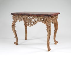18th Century French Giltwood Console Table