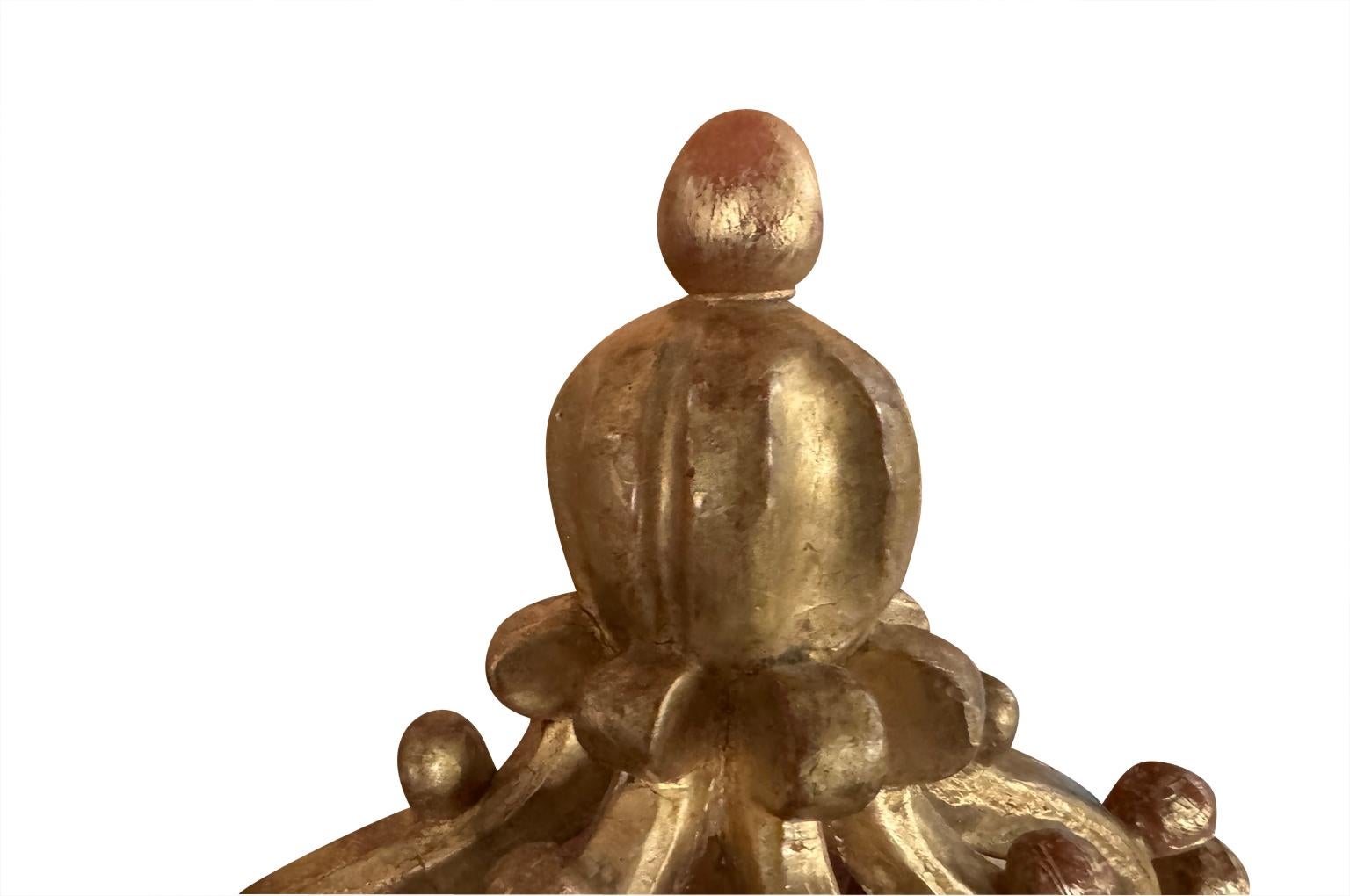 18th Century French Giltwood Crown 3