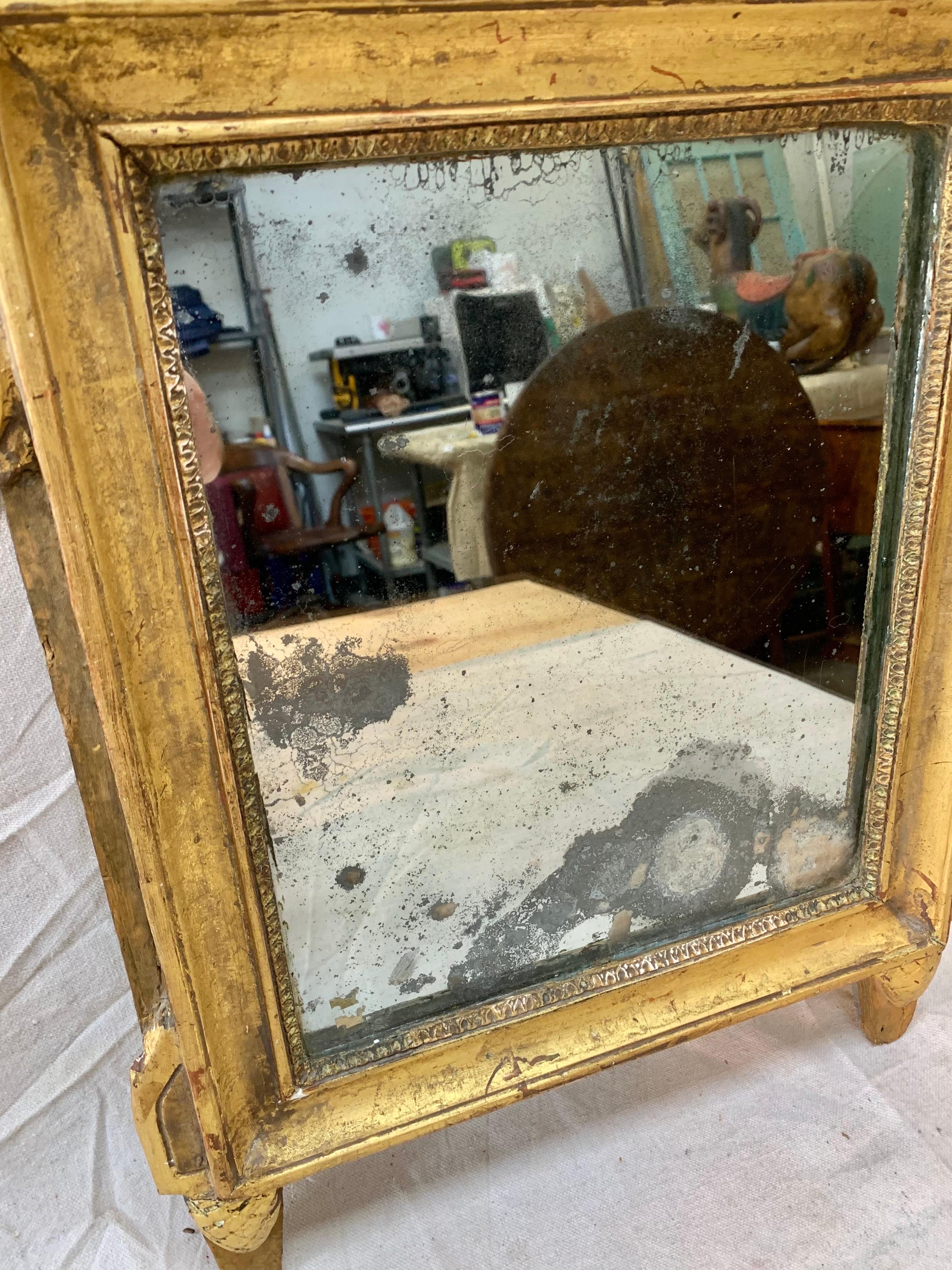 18th Century French Giltwood Wall Mirror For Sale 5