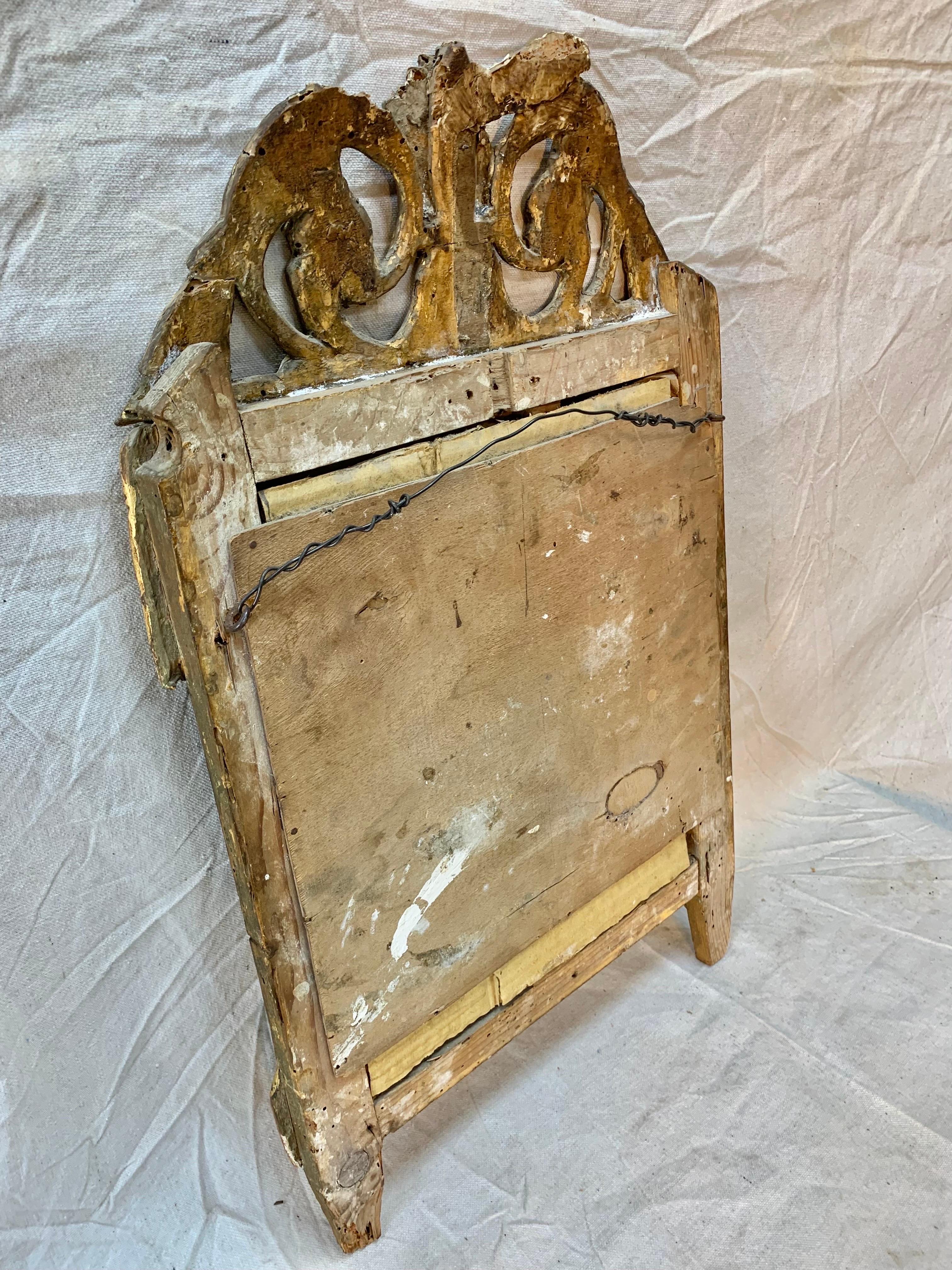 18th Century French Giltwood Wall Mirror 7