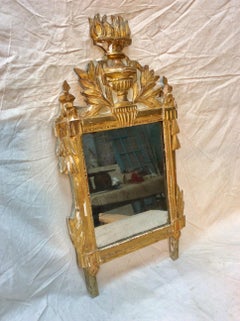 18th Century French Giltwood Wall Mirror