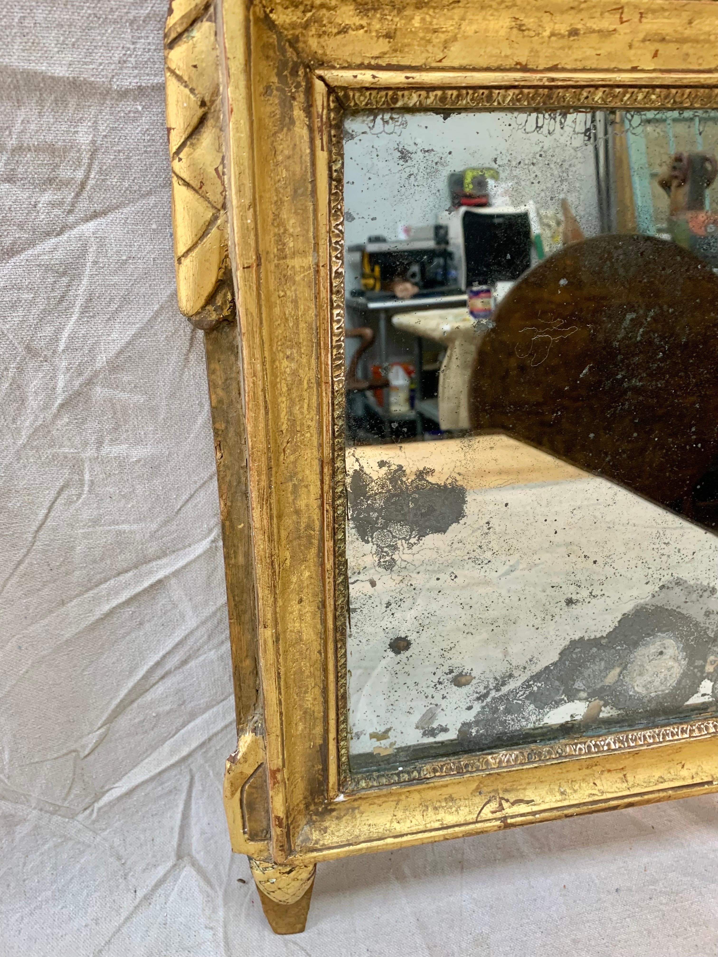 18th Century French Giltwood Wall Mirror 4