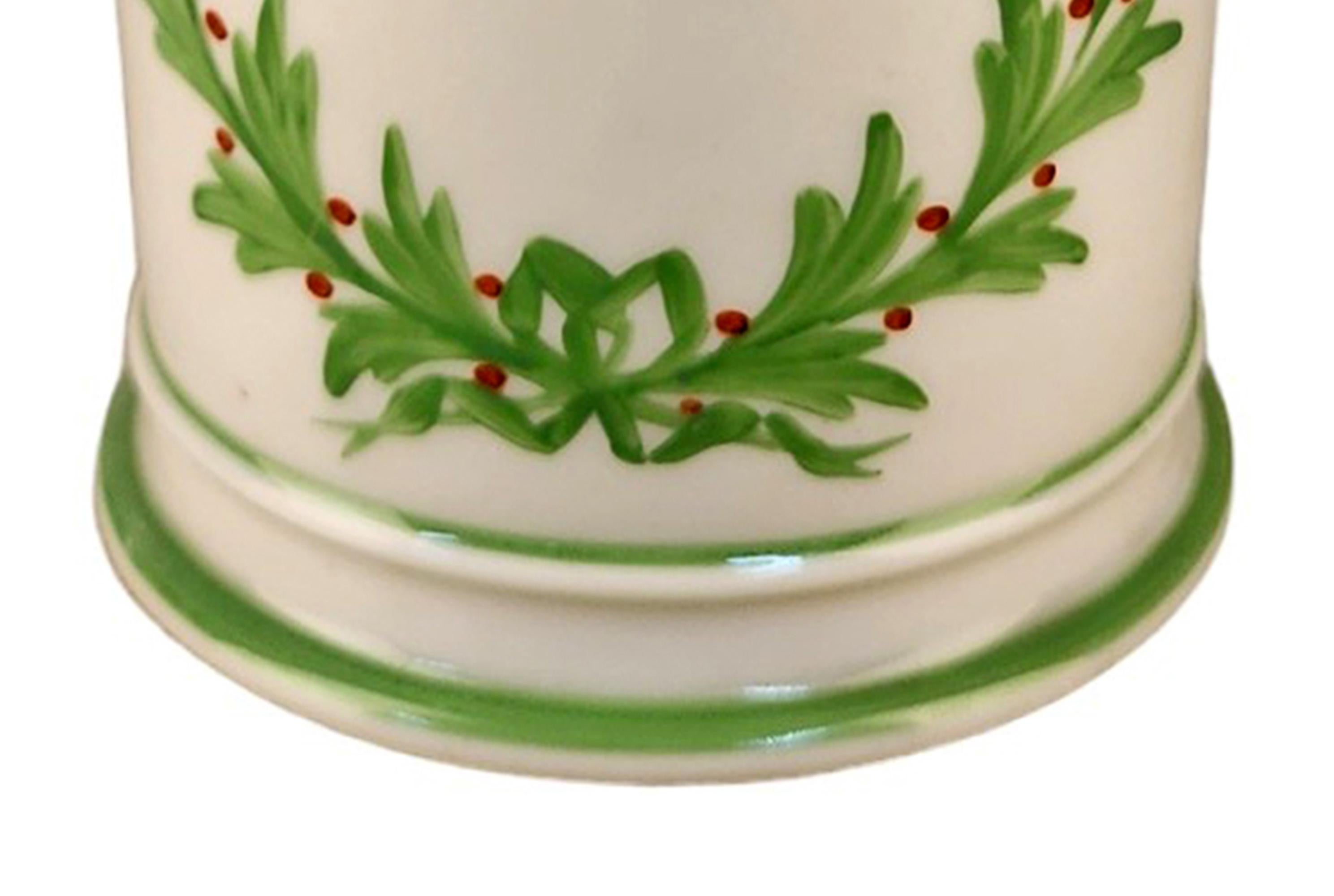 Smaltato Vaso da farmacia in porcellana smaltata francese del XVIII secolo - 