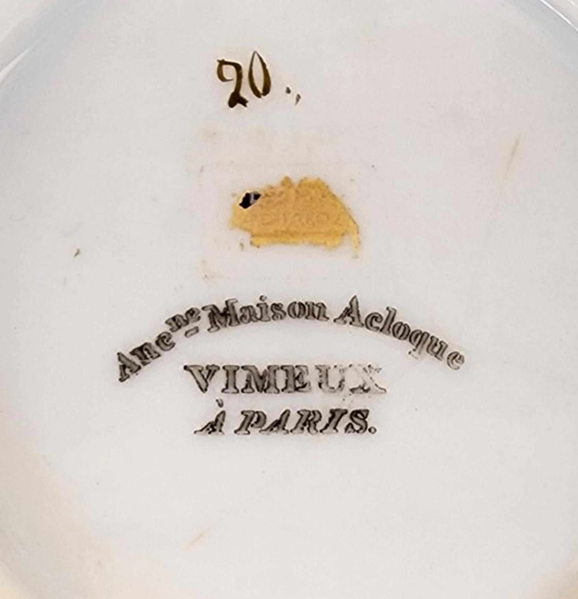 18th Century French Glazed Porcelain Apothecary/Pharmacy Jar - 'EXT RIIABAR' For Sale 3