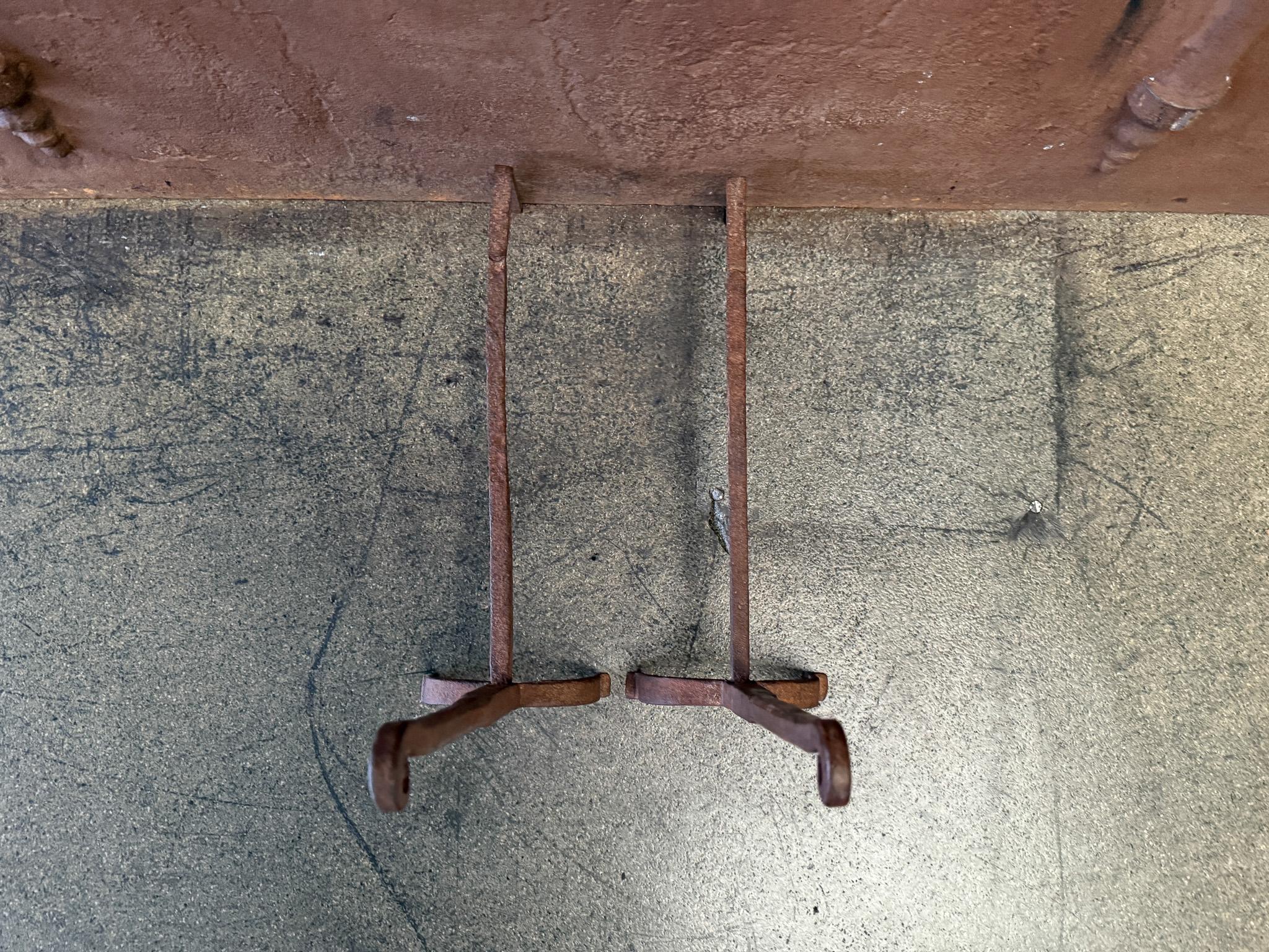 18th Century French Gothic Style Andirons or Firedogs For Sale 15