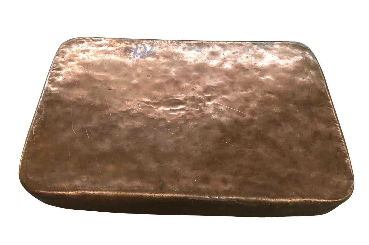18th Century French Grand Scale Copper Pan 4
