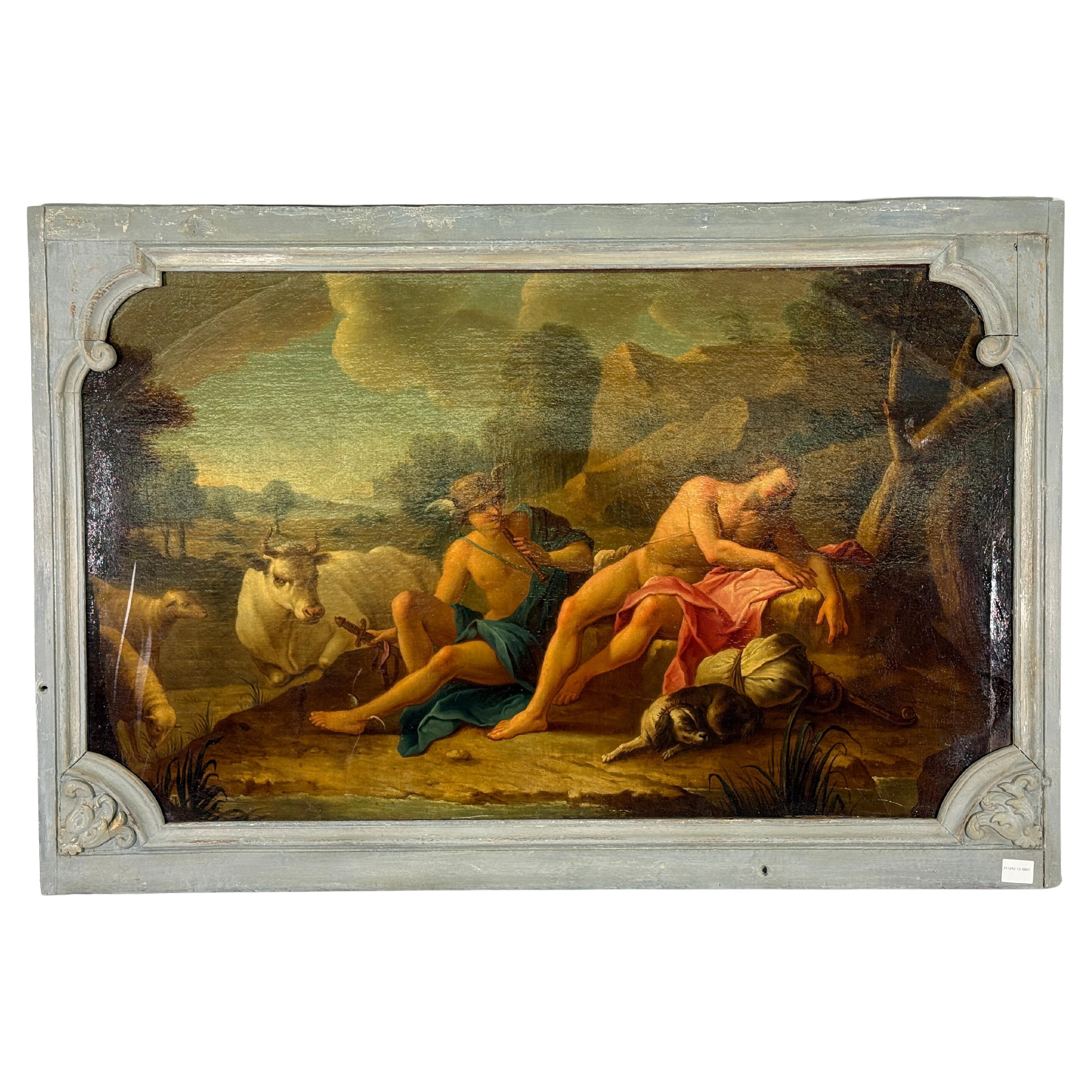 Dipinto mitologico greco-romano del XVIII secolo