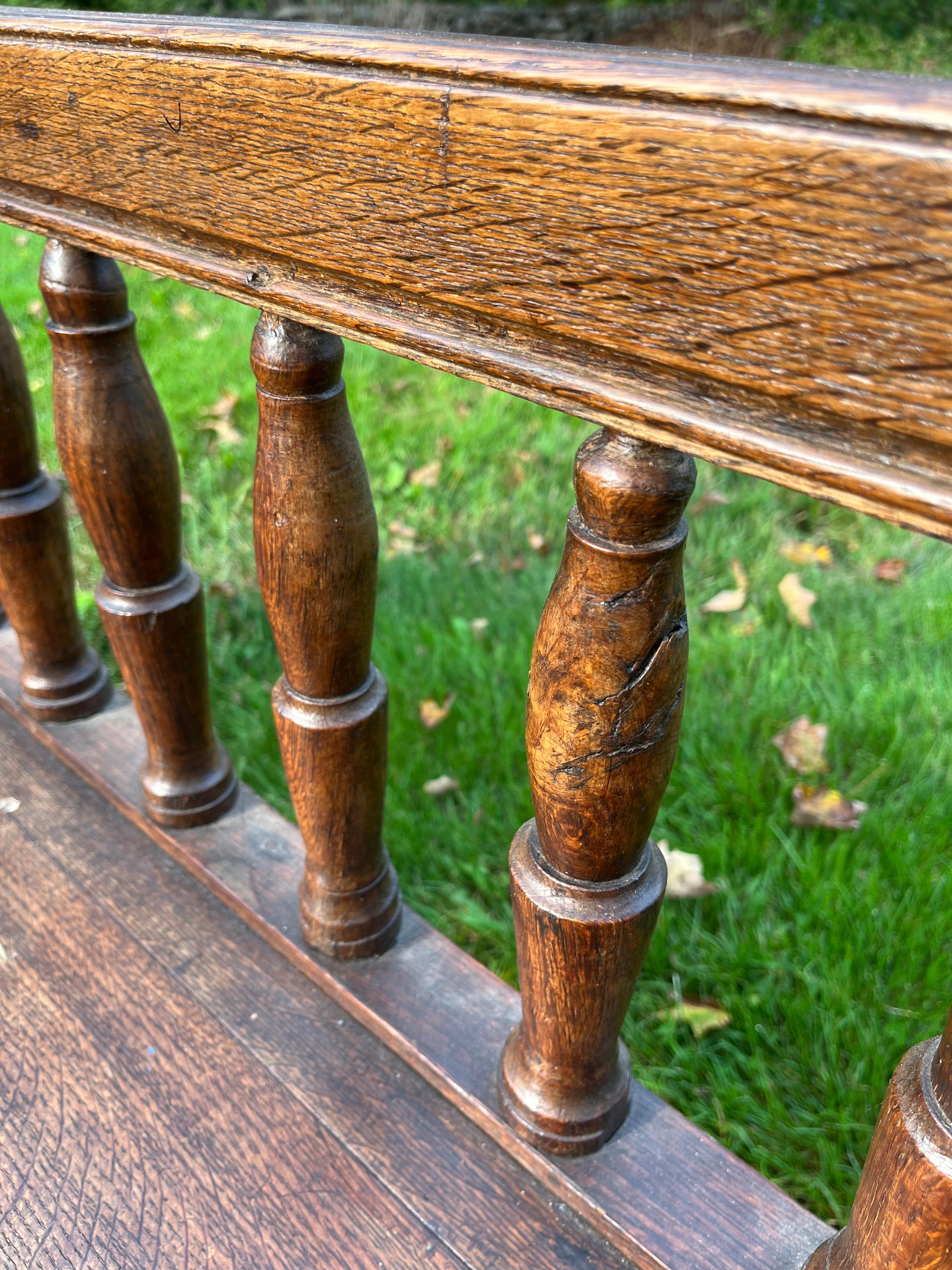 18th Century French Hall Bench 2