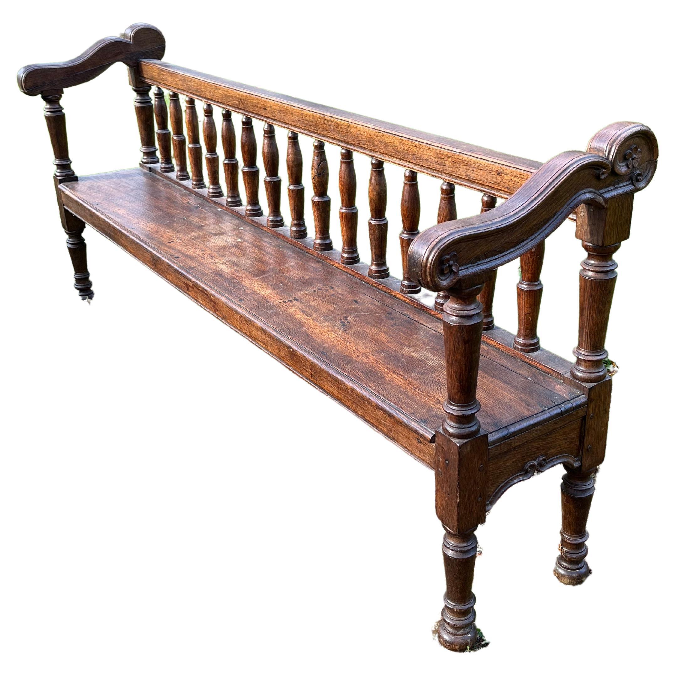 18th Century French Hall Bench