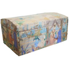 18th Century French Hand-Painted Wedding Box