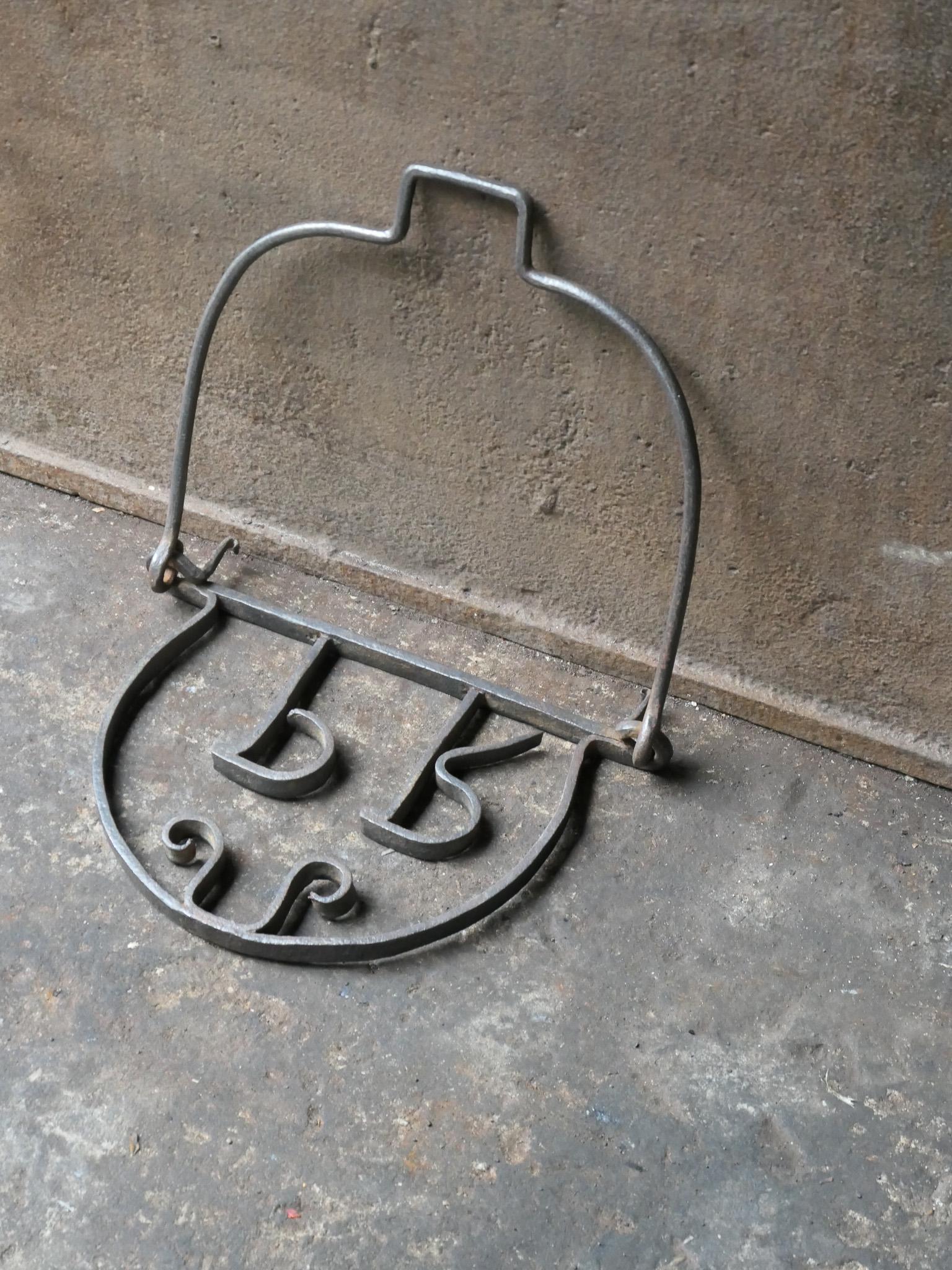 Louis XV 18th Century French Hanging Trivet For Sale