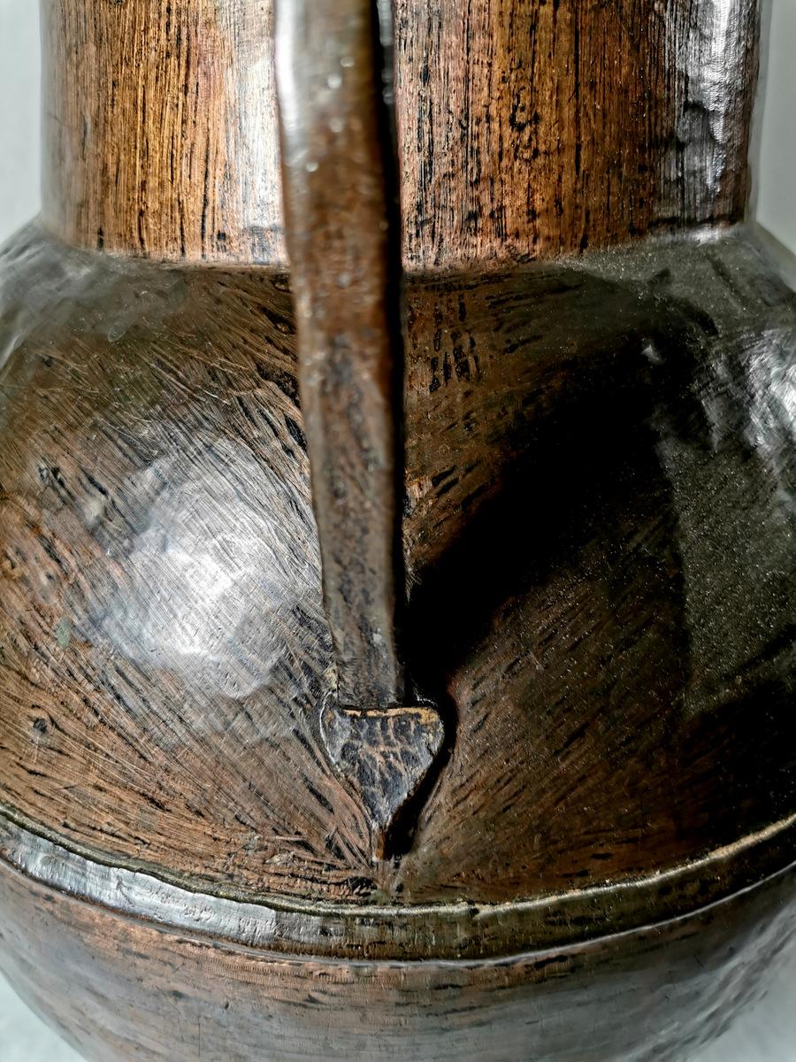 Cuivre Grand récipient à eau en cuivre français du 18e siècle en vente