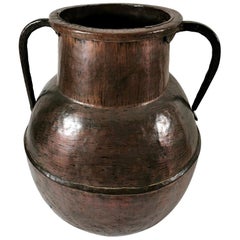 Used 18th Century French Huge Copper Water Container