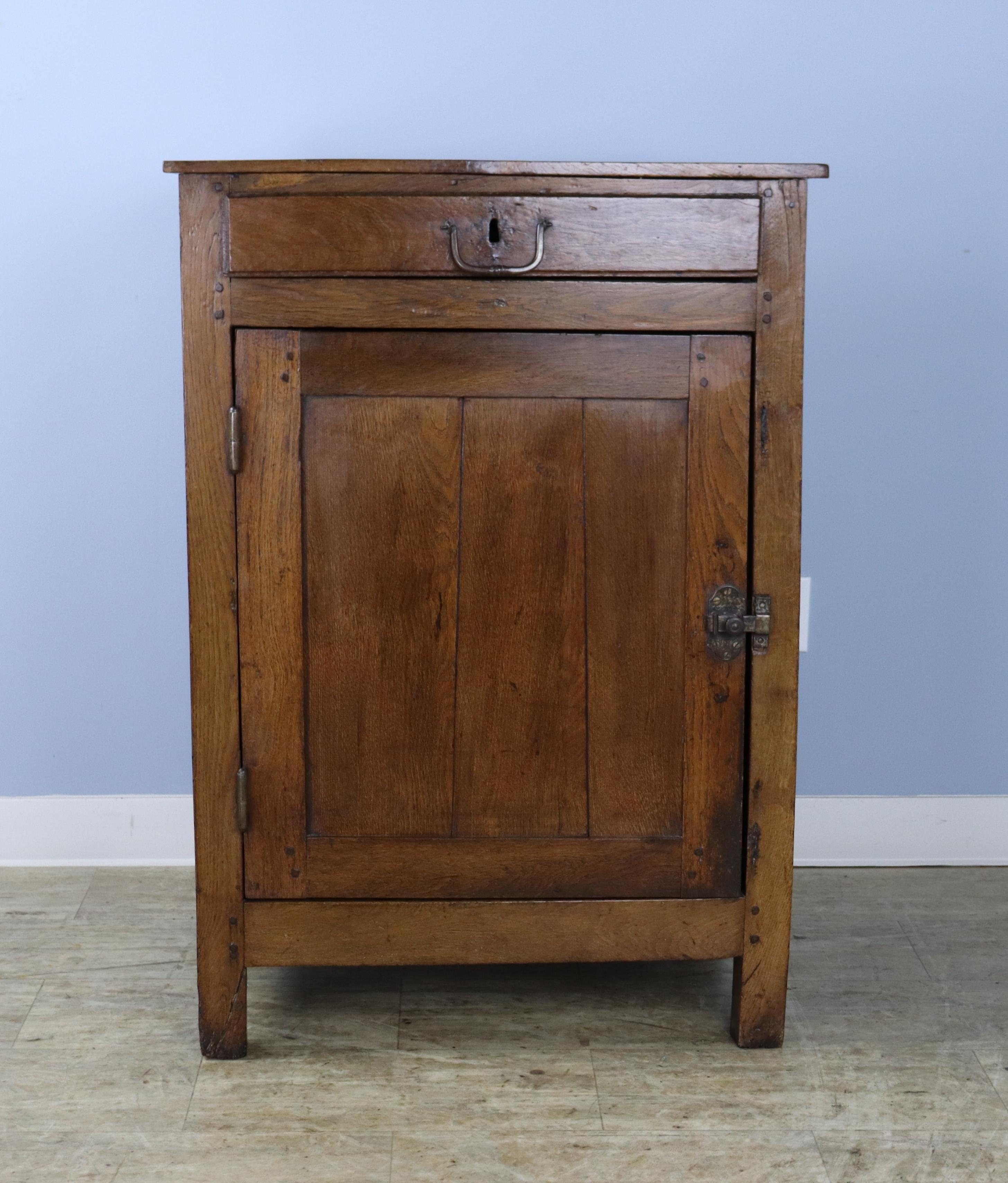 Oak 18th Century French Jamming Cupboard For Sale