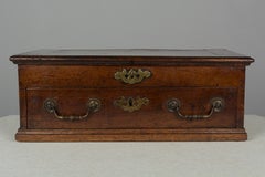 18th Century French Jewelry Walnut Box