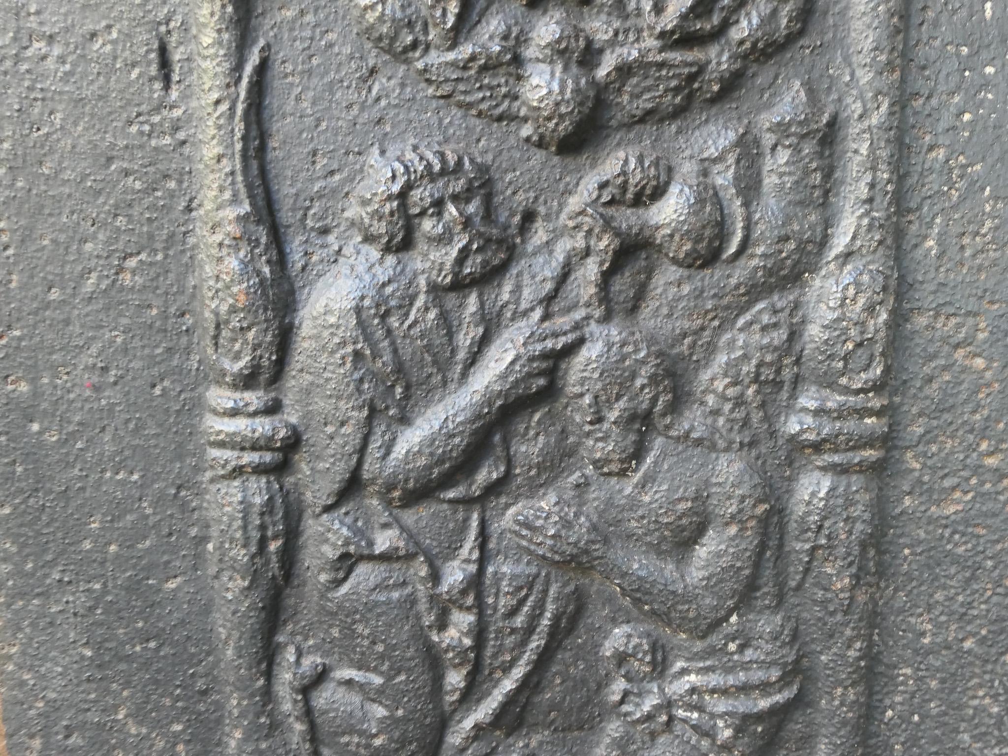 18th Century French 'John the Baptist' Fireback For Sale 2