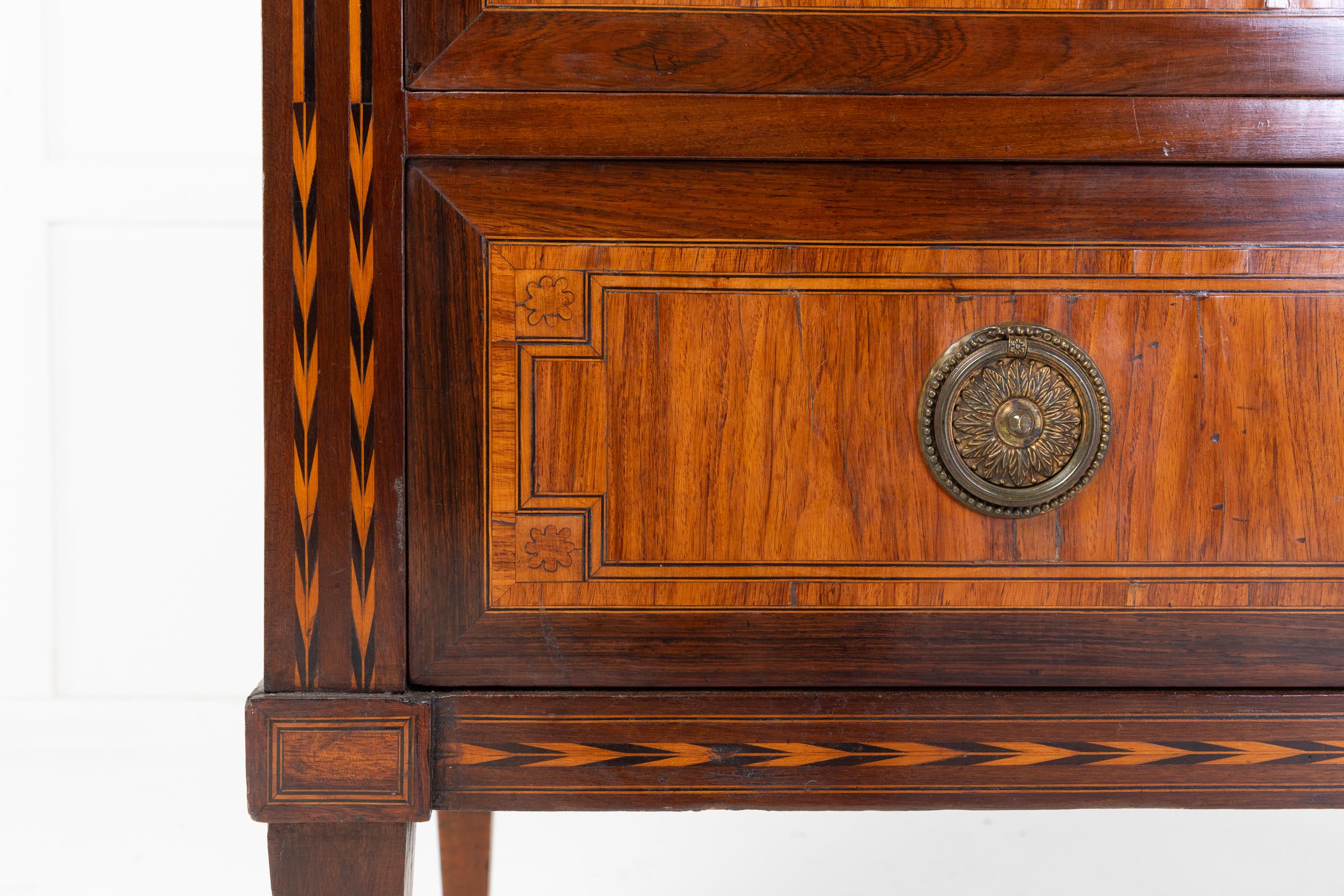 18th Century French Kingwood and Tulip Commode 5
