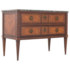 18th Century French Kingwood and Tulip Commode