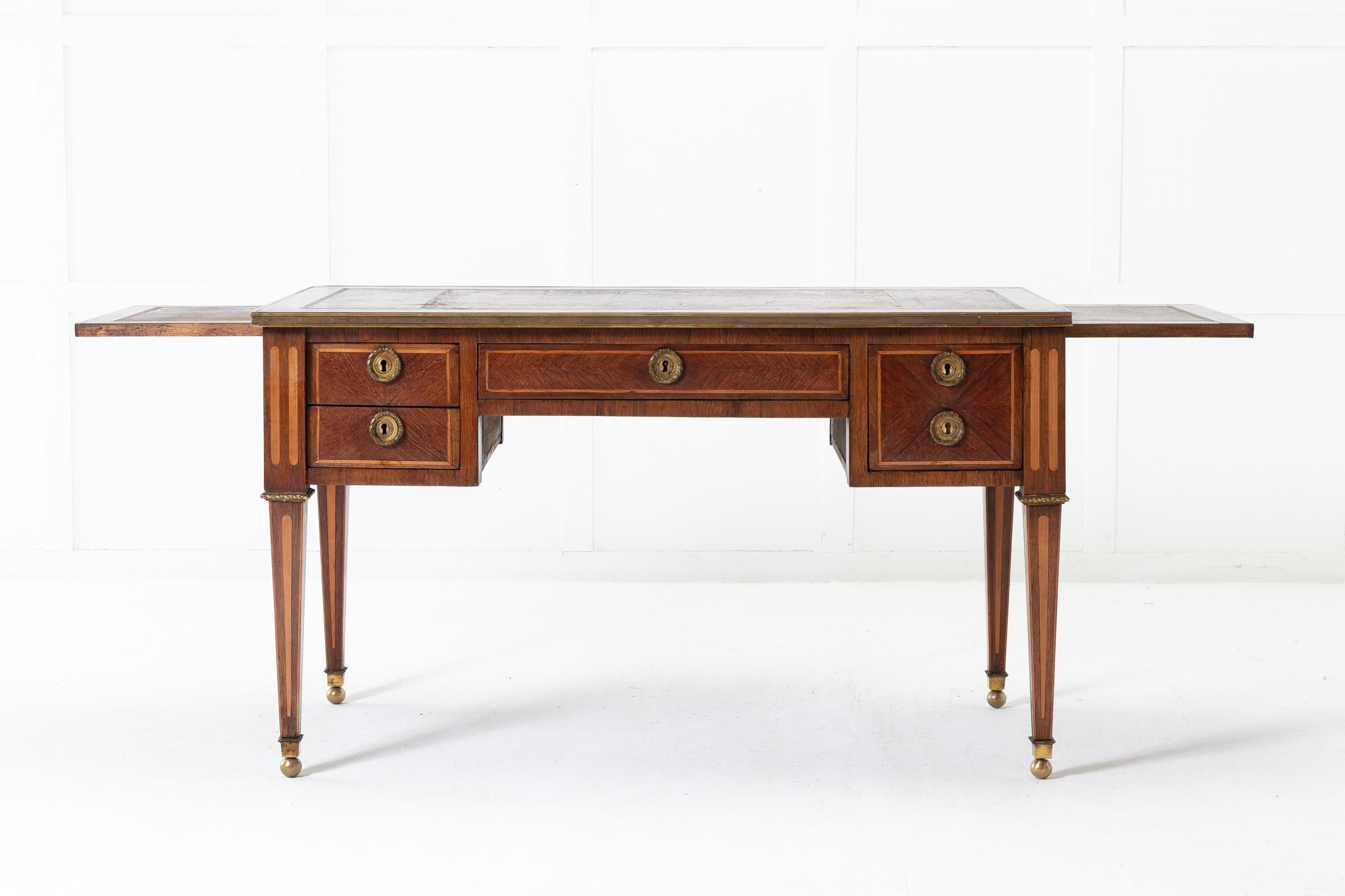 18th Century French Kingwood Bureau Plat 1