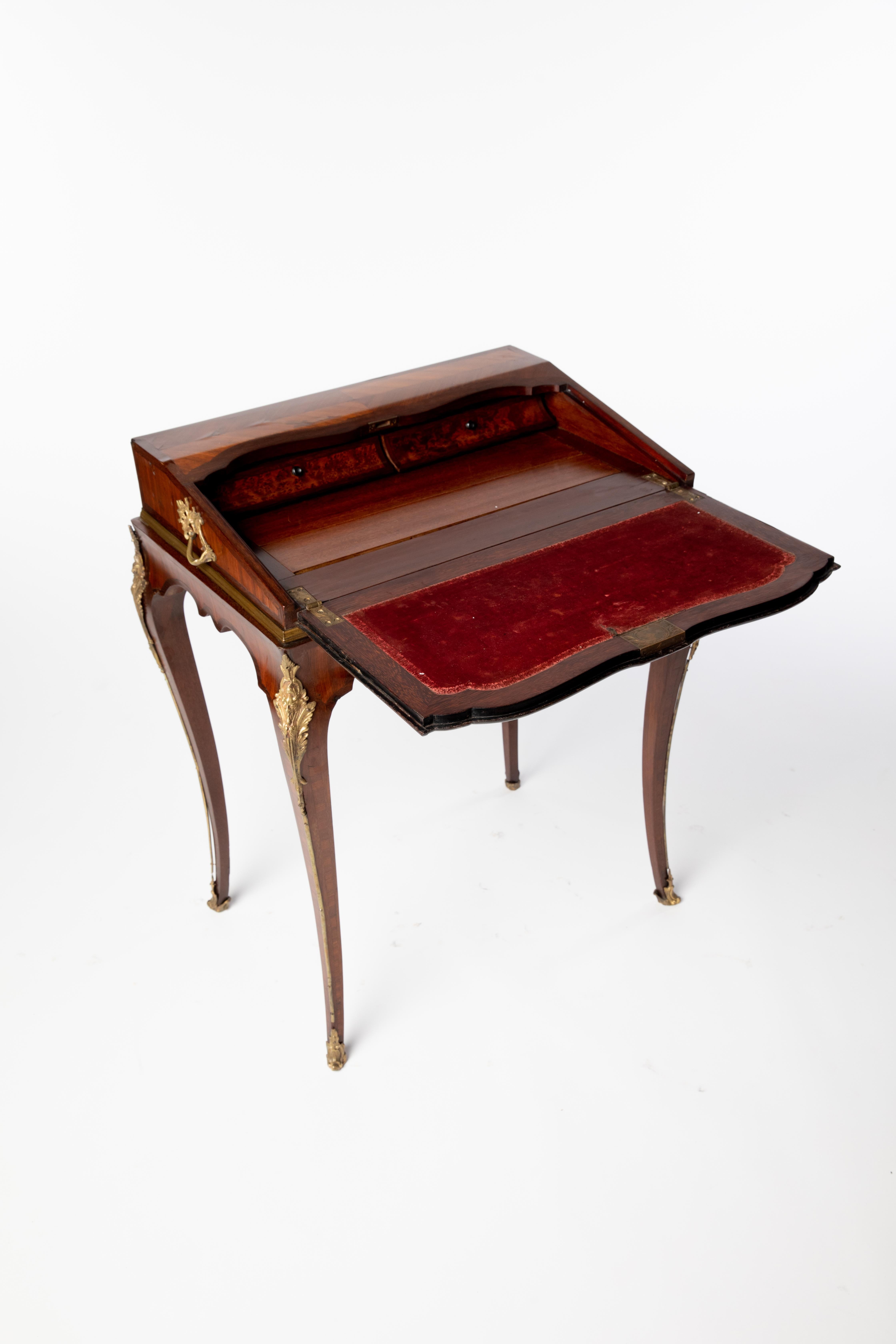 Wood 18th Century French Ladies Writing Desk For Sale