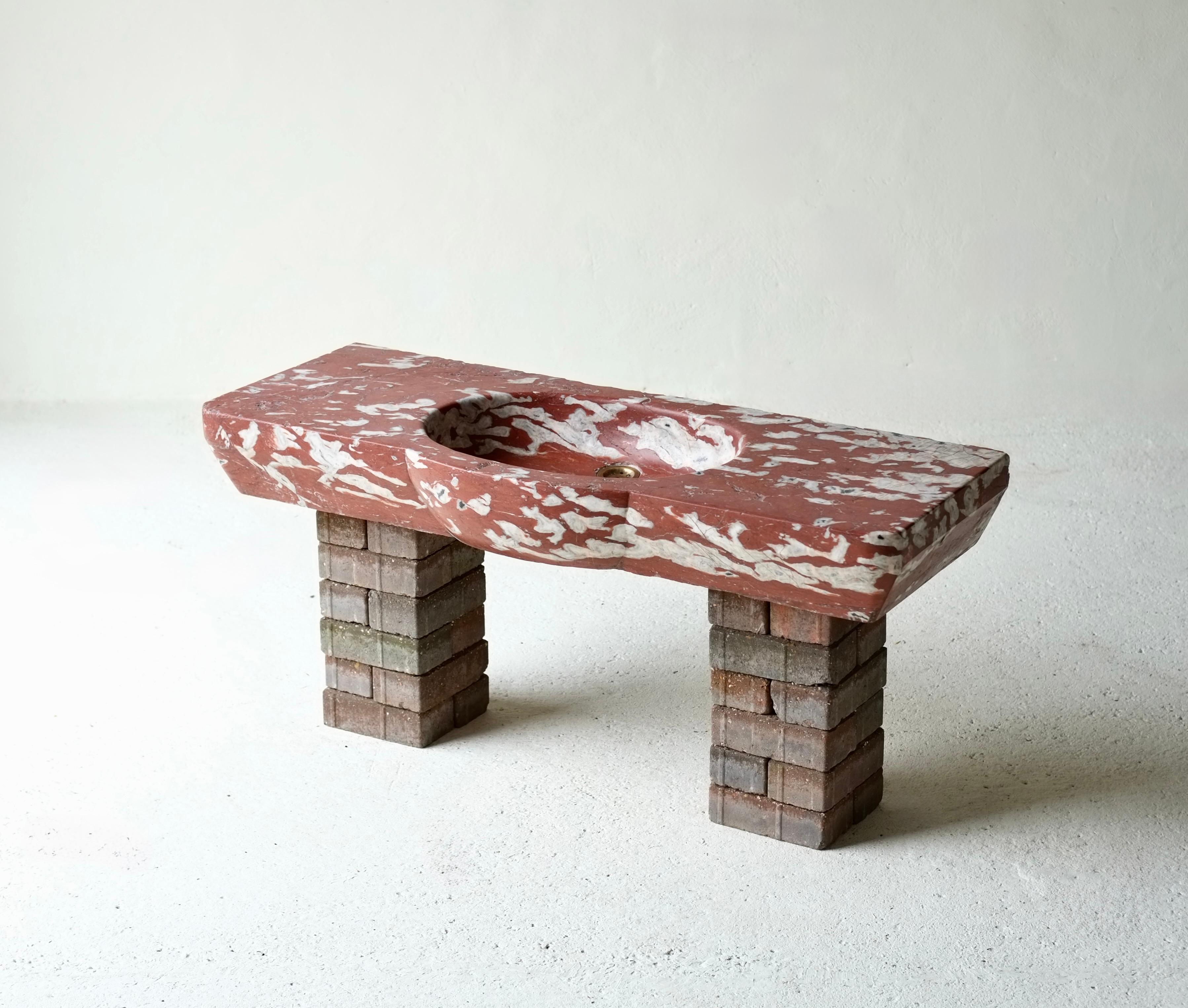 18th Century French Languedoc Marble Sink For Sale 14