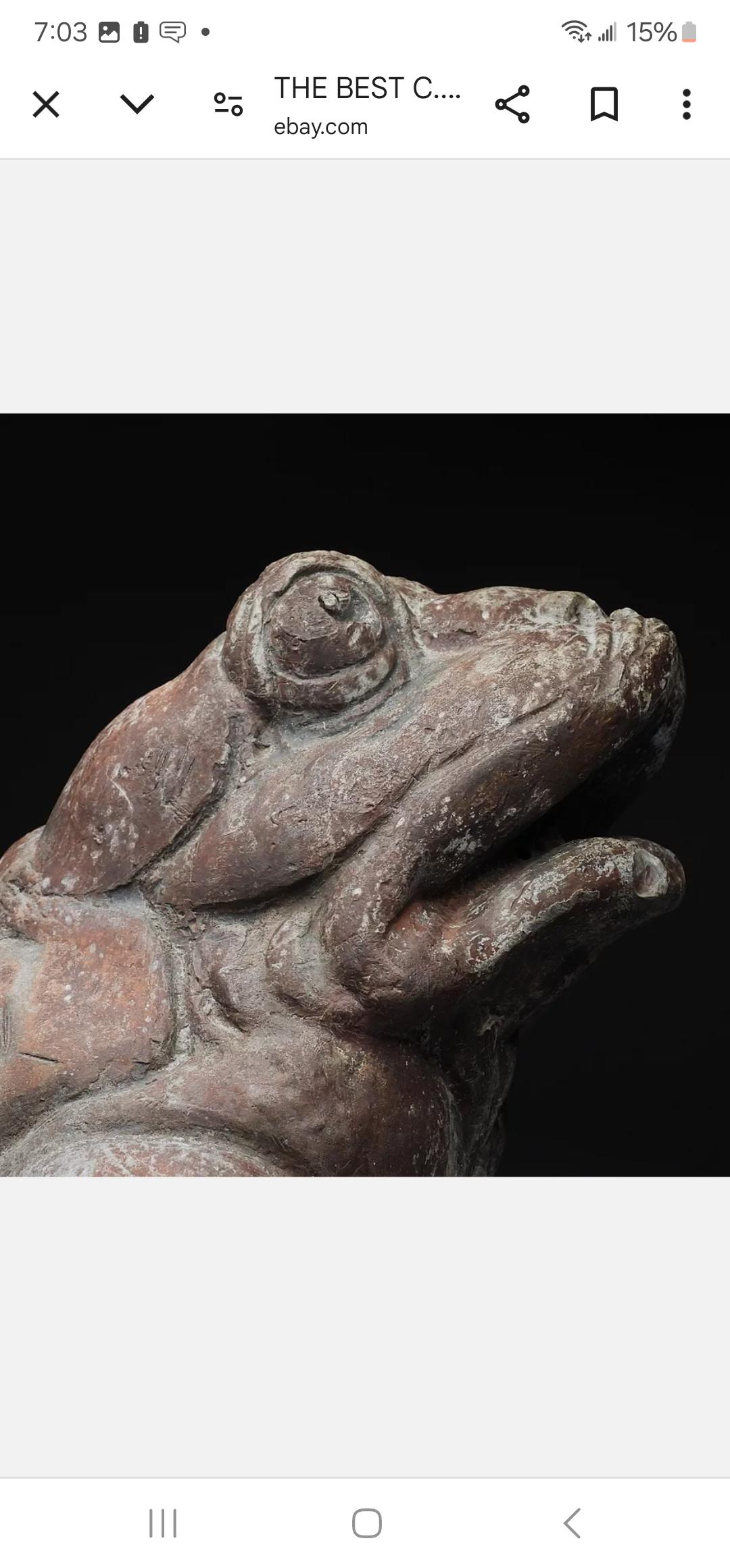 Sapo de jardín de plomo francés del siglo XVIII Grande en Bueno estado para la venta en Hudson, NY