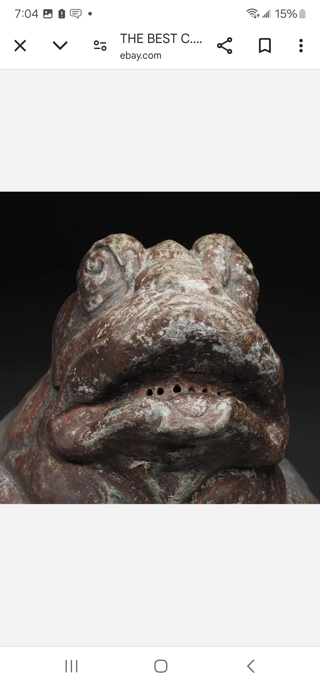 Sapo de jardín de plomo francés del siglo XVIII Grande siglo XVIII y antes en venta