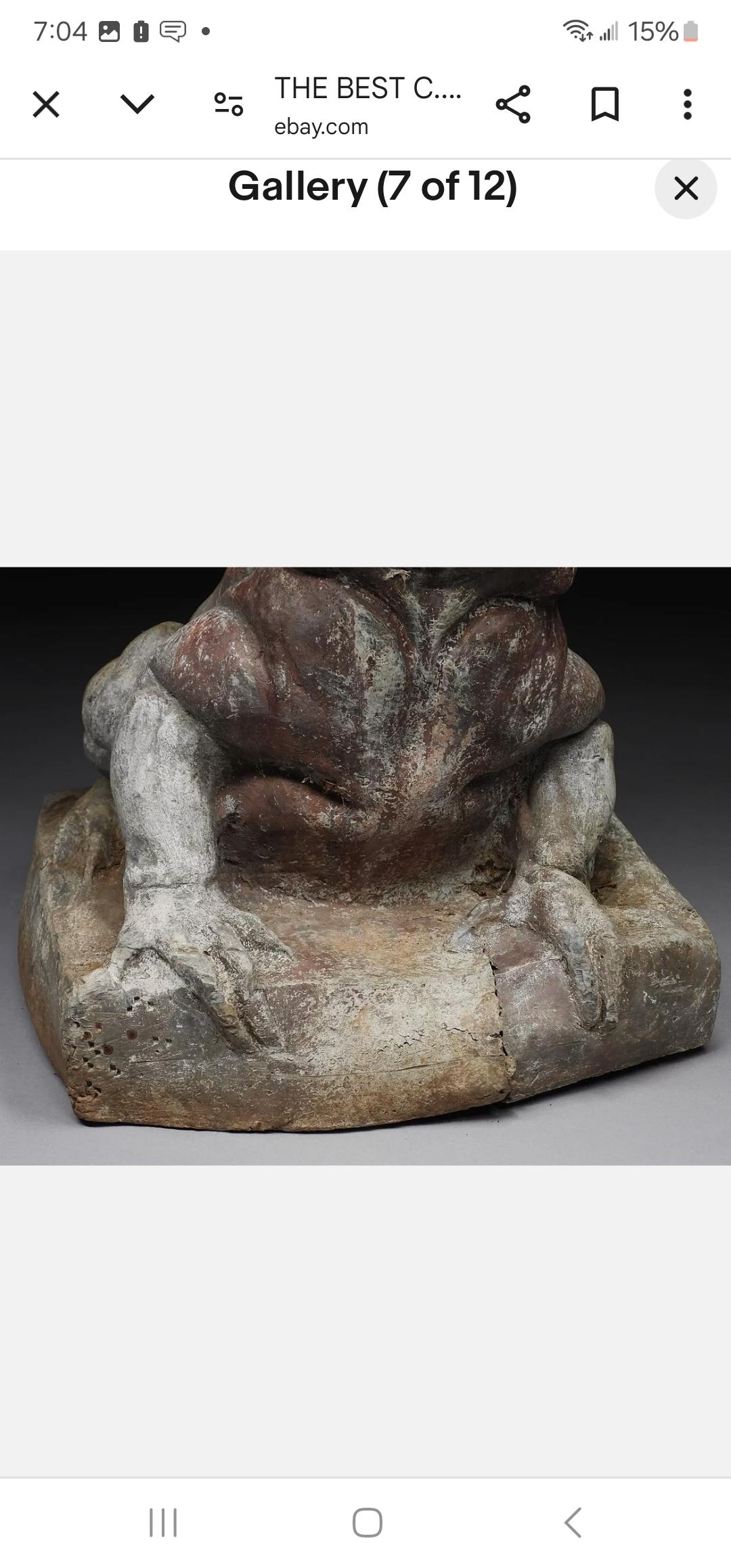 Sapo de jardín de plomo francés del siglo XVIII Grande Plomo en venta