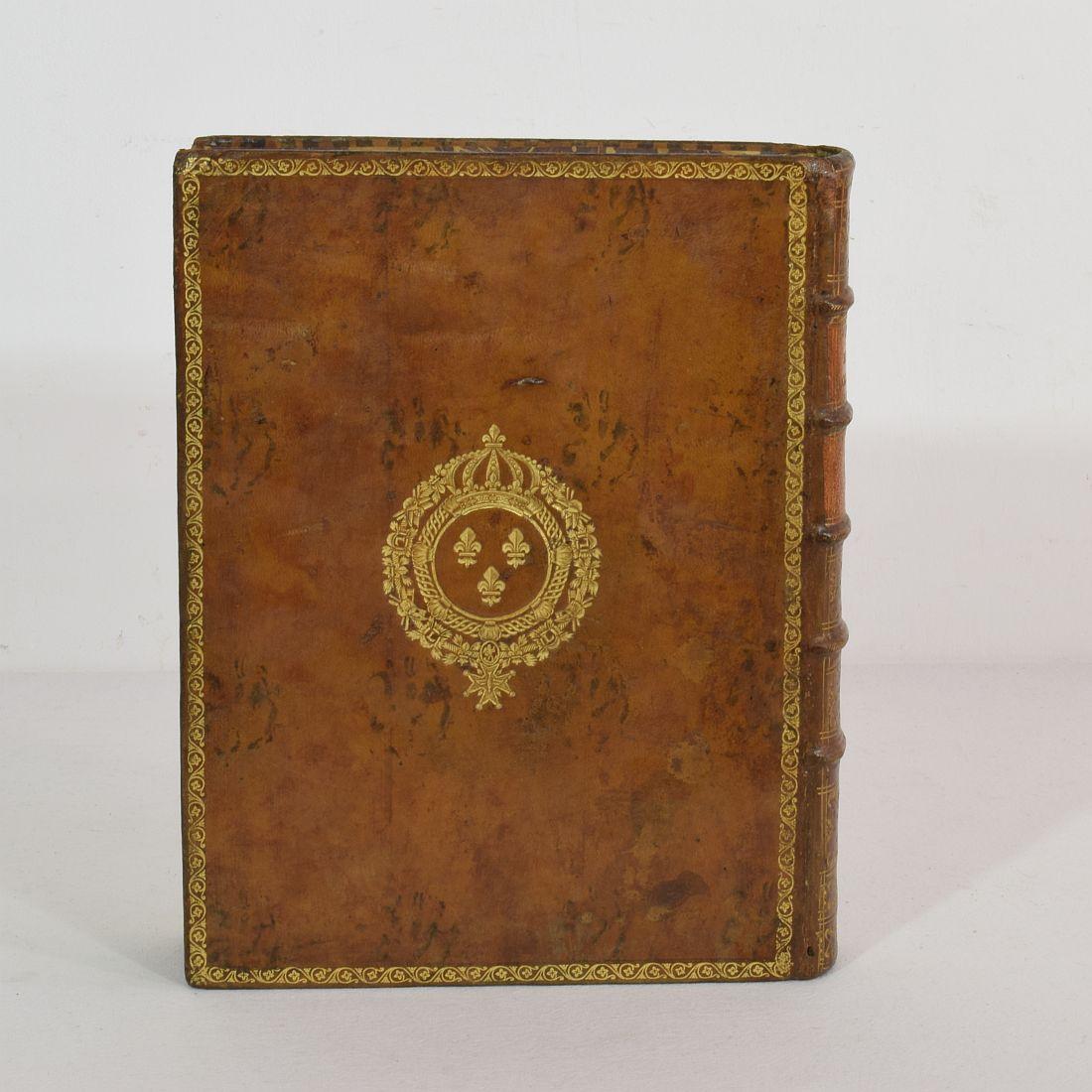 18th Century French Leather Keepsake, Secret Hiding Book 'Box' 8