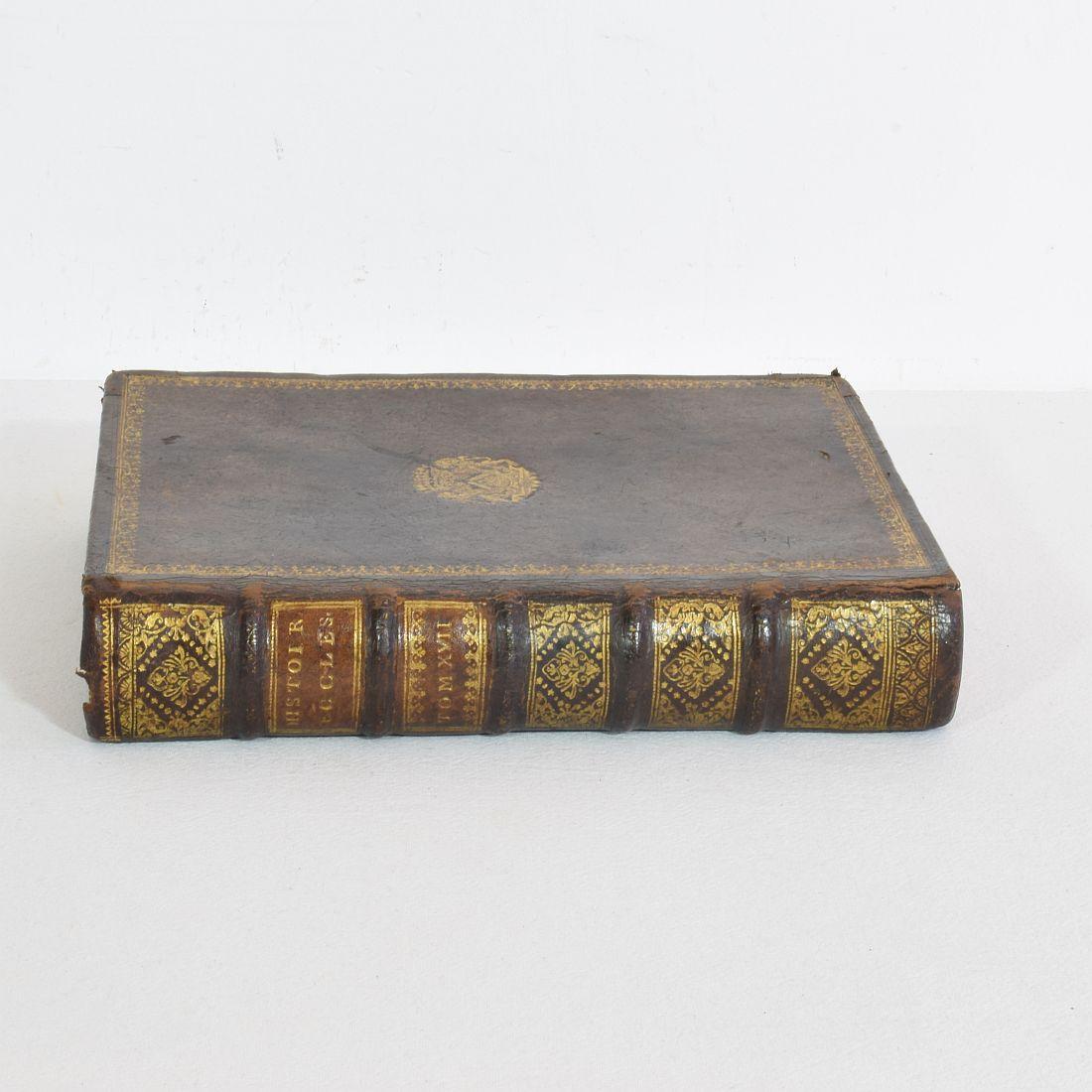 18th Century French Leather Keepsake, Secret Hiding Book 'Box' 8