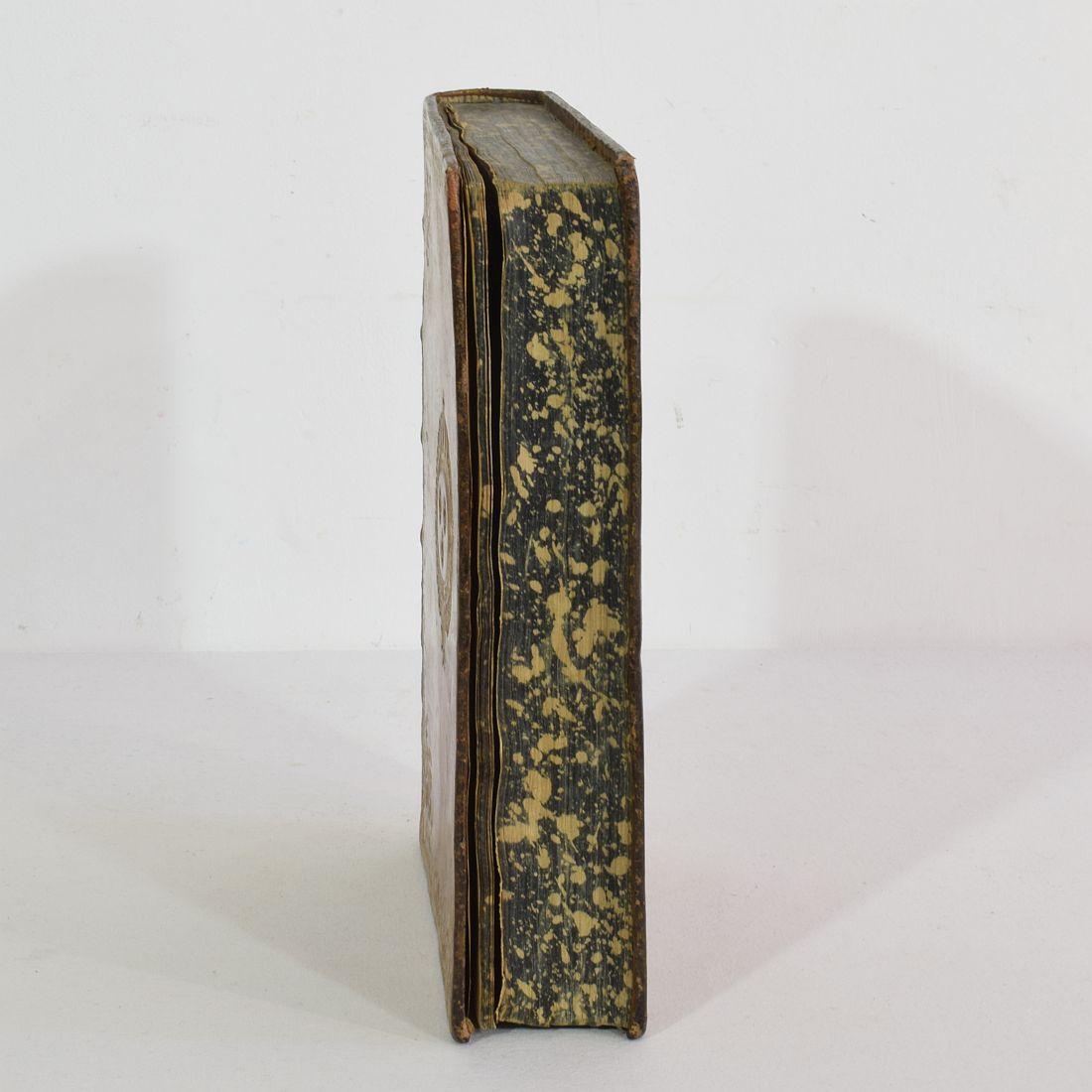 18th Century French Leather Keepsake, Secret Hiding Book 'Box' 9