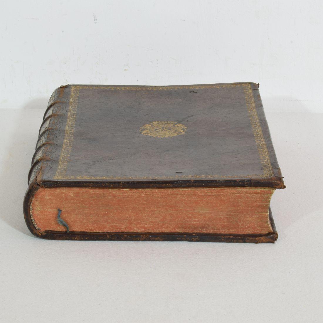 18th Century French Leather Keepsake, Secret Hiding Book 'Box' 9