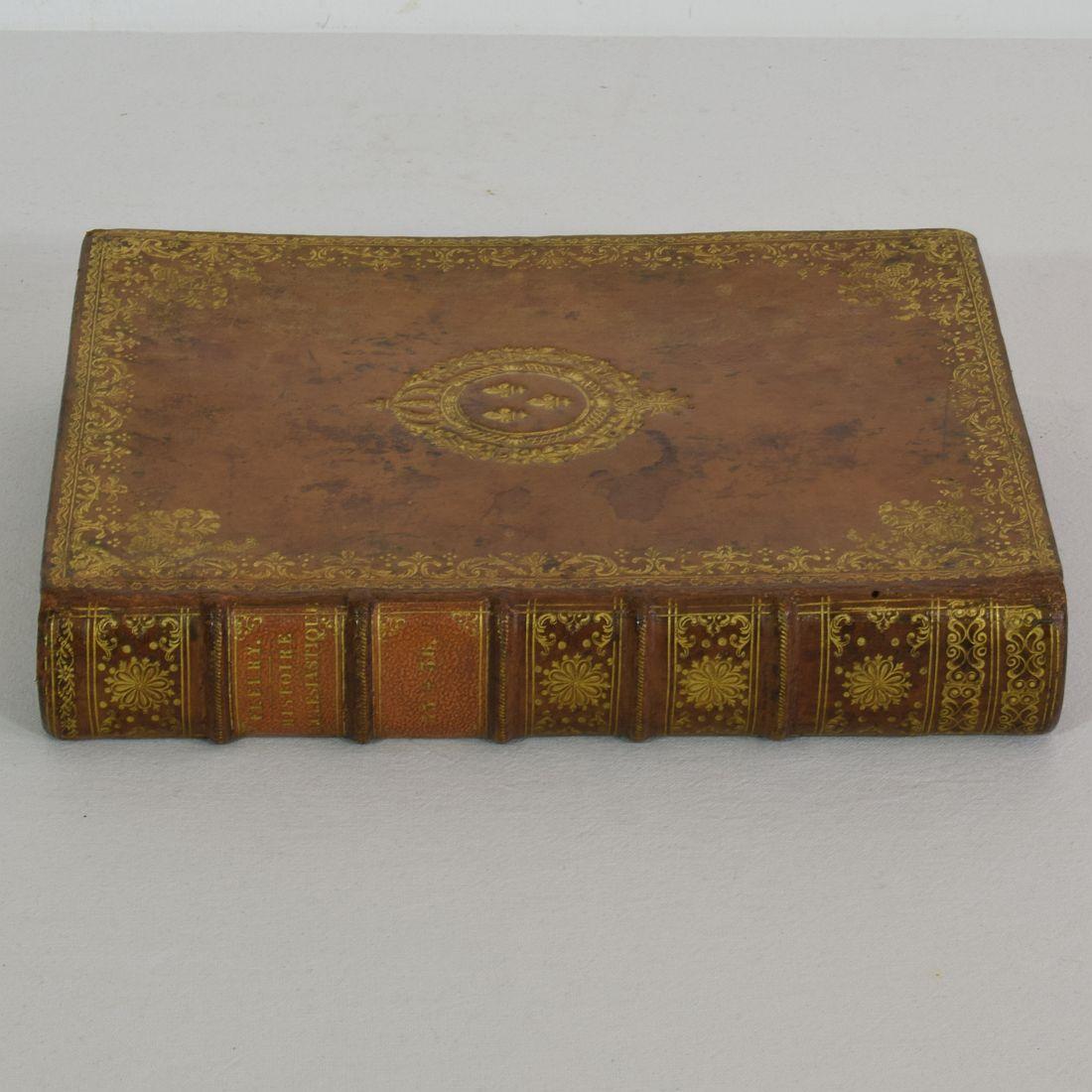 18th Century French Leather Keepsake, Secret Hiding Book 'Box' 11